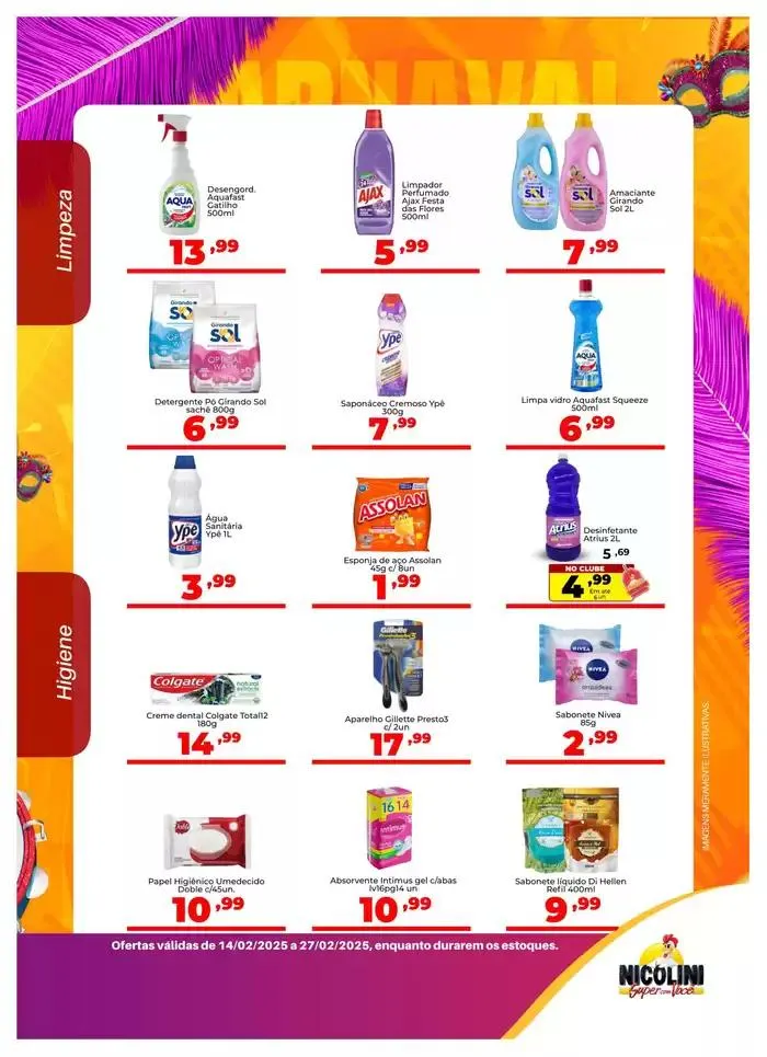 Encarte de Ofertas Super Nicolini 19 de fevereiro até 27 de fevereiro 2025 - Pagina 7