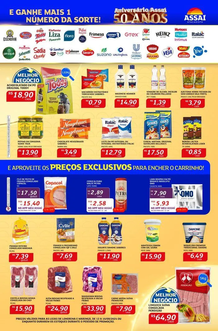 Encarte de PREÇOS VÁLIDOS PARA AS LOJAS DE LONDRINA E MARINGÁ 12 de agosto até 16 de agosto 2024 - Pagina 3