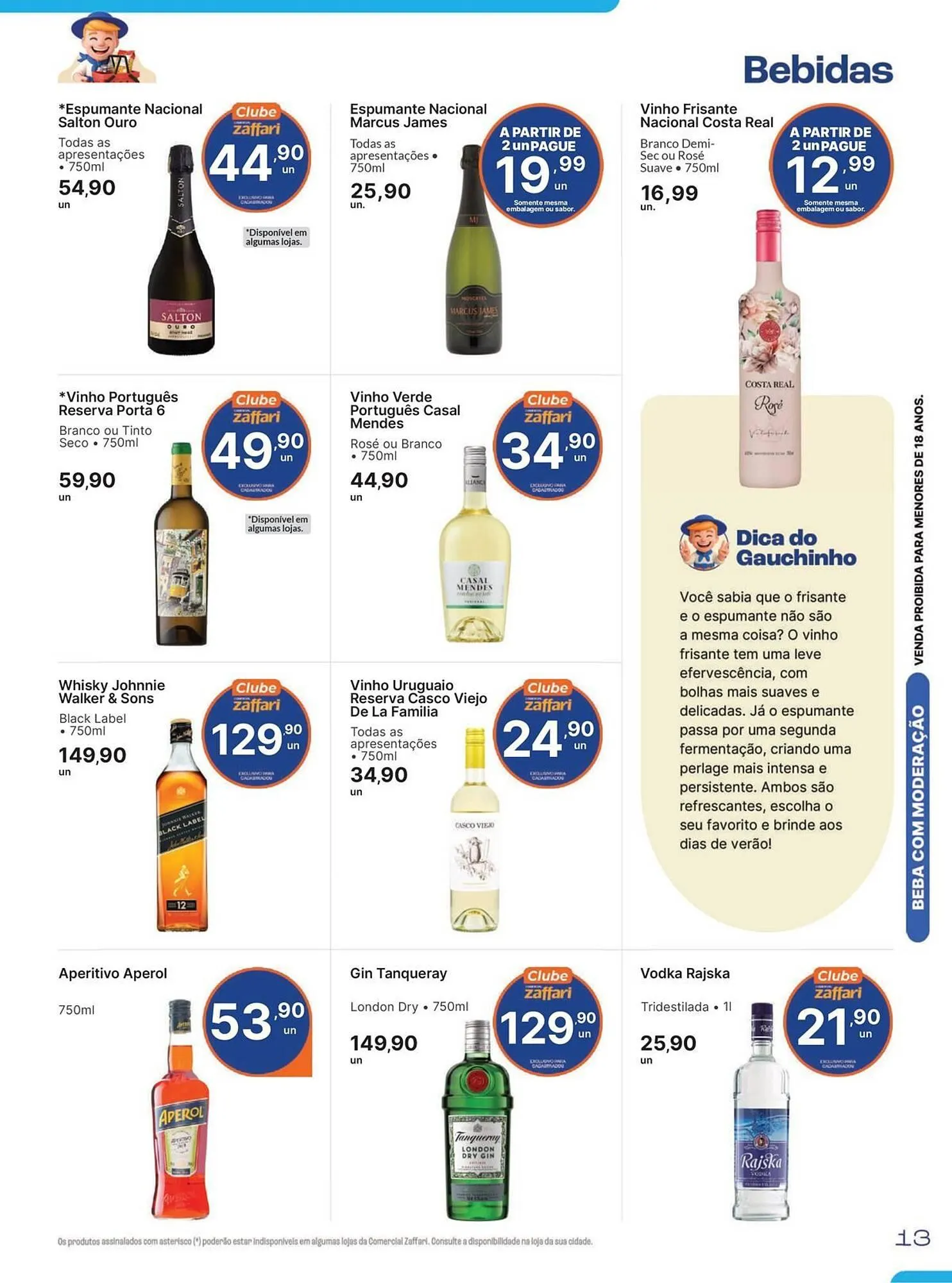 Encarte de Encarte Comercial Zaffari 19 de janeiro até 1 de fevereiro 2026 - Pagina 13