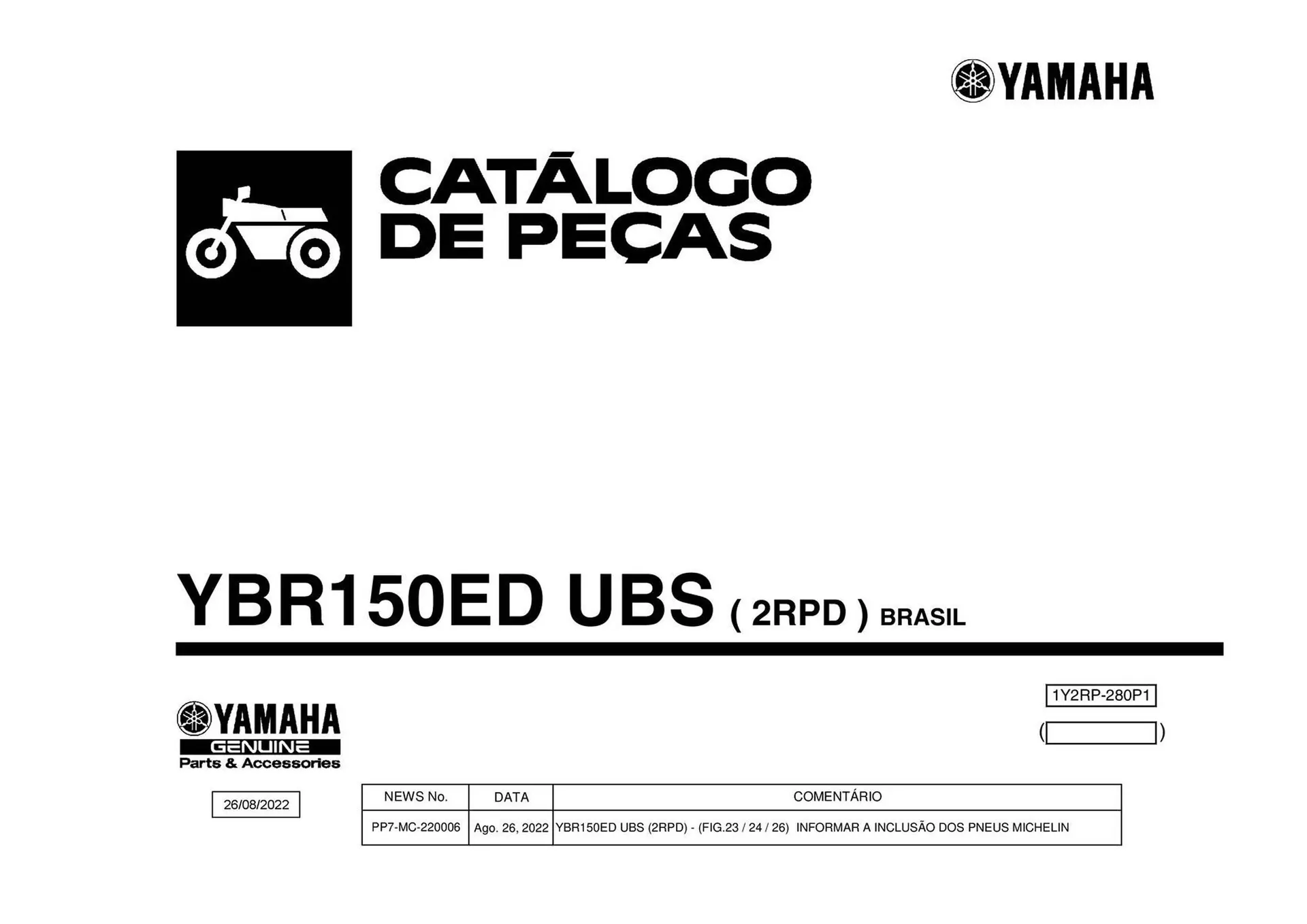 Encarte de Catálogo Yamaha 15 de janeiro até 15 de março 2024 - Pagina