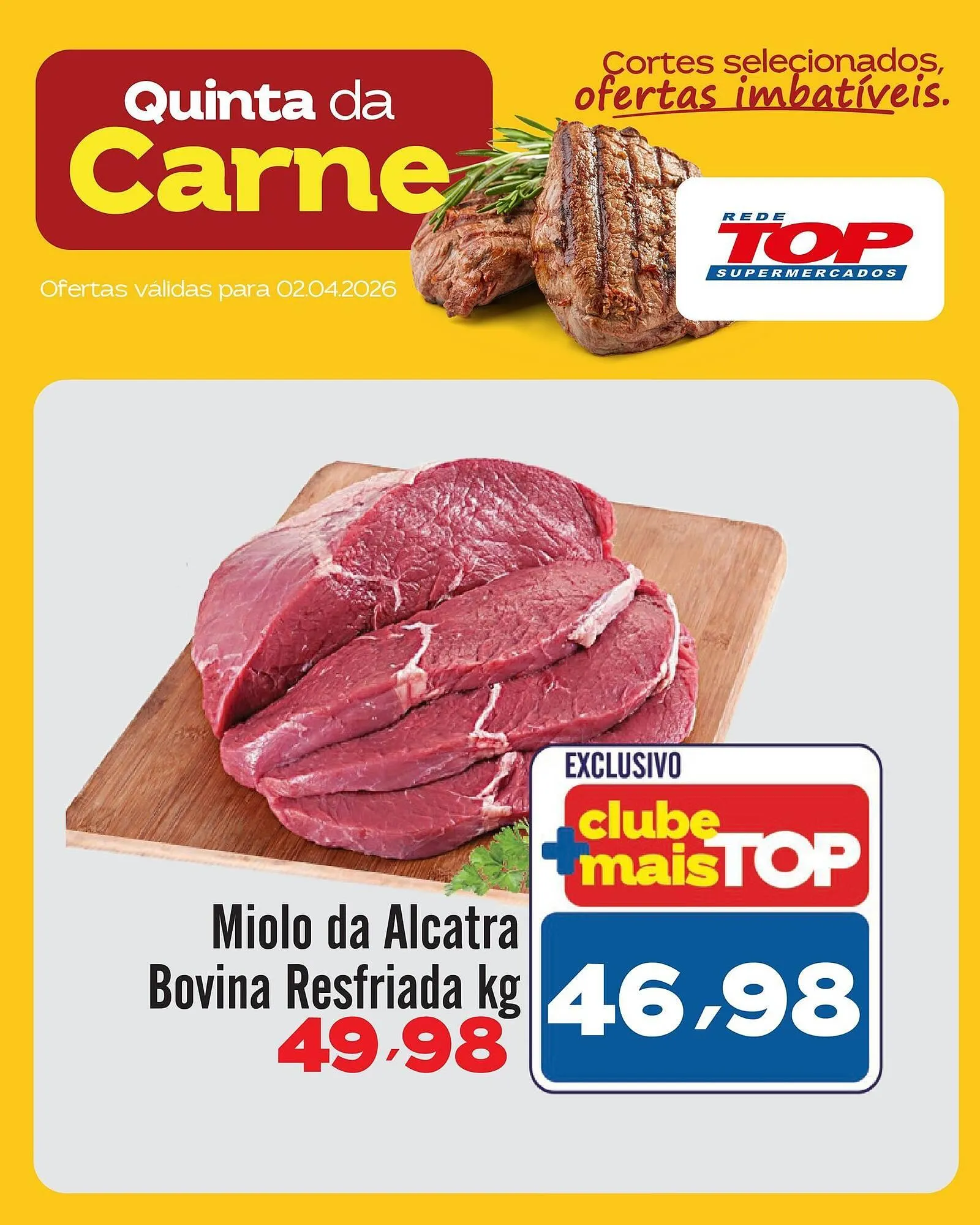 Encarte de Encarte Rede Top 2 de abril até 2 de abril 2026 - Pagina 1