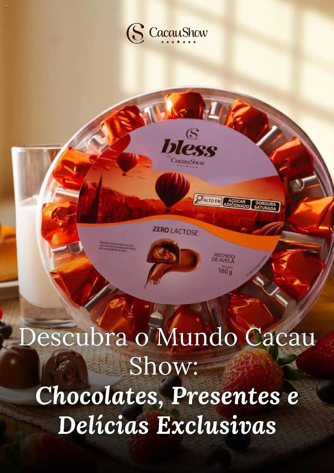 Encarte de Catálogo Cacau Show 8 de agosto até 22 de agosto 2025 - Pagina 1