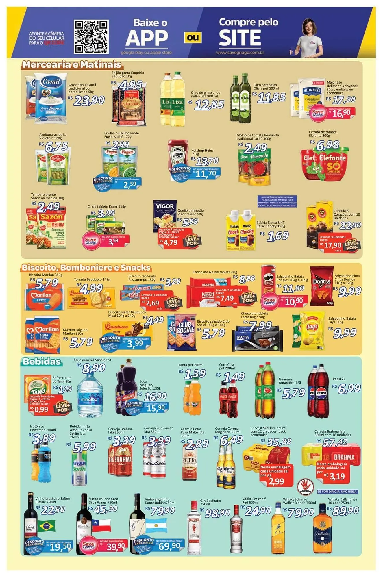 Encarte de Catálogo Supermercados Savegnago 12 de junho até 15 de junho 2025 - Pagina 3