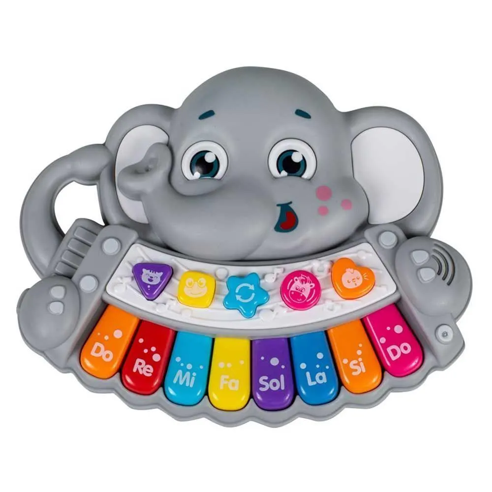 Teclado Bichinho Musical Cinza Havan Toys - HBR0402