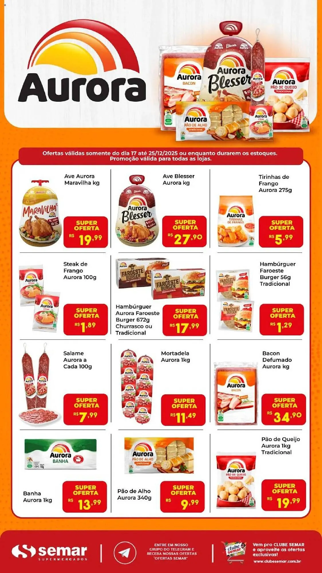 Encarte de Folheto Semar Supermercado 17 de dezembro até 25 de dezembro 2025 - Pagina 1