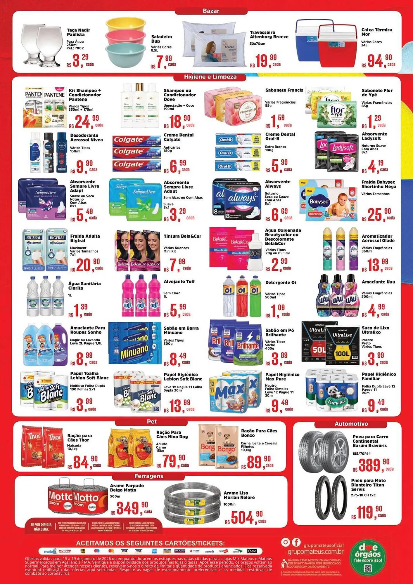 Encarte de Catálogo Supermercados Mateus 15 de janeiro até 19 de janeiro 2026 - Pagina 4