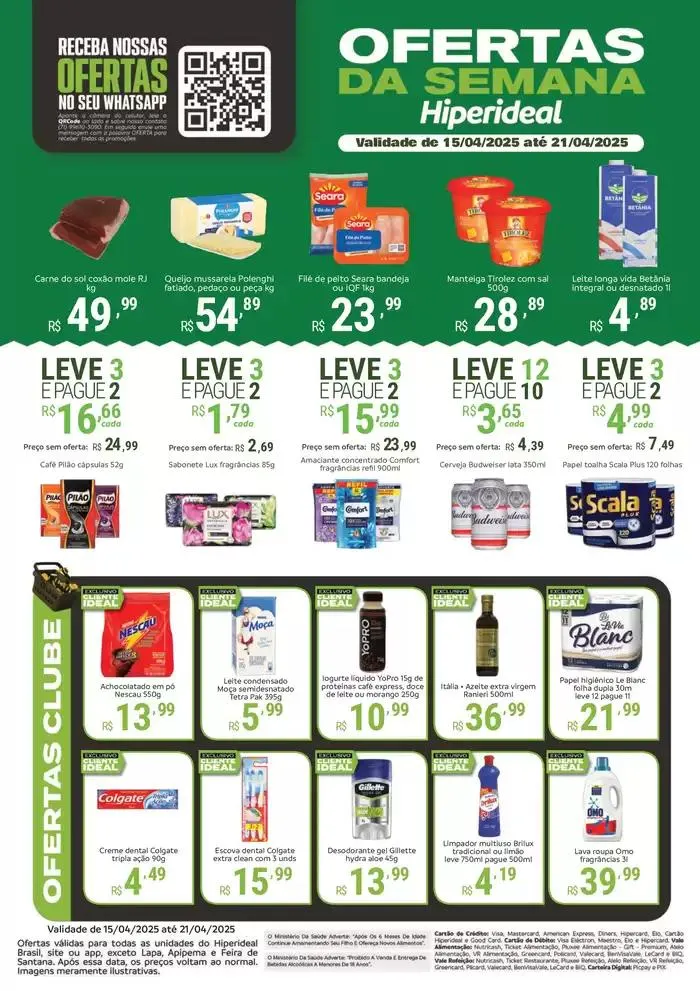 Encarte de Economize agora com nossas ofertas 15 de abril até 21 de abril 2025 - Pagina 1