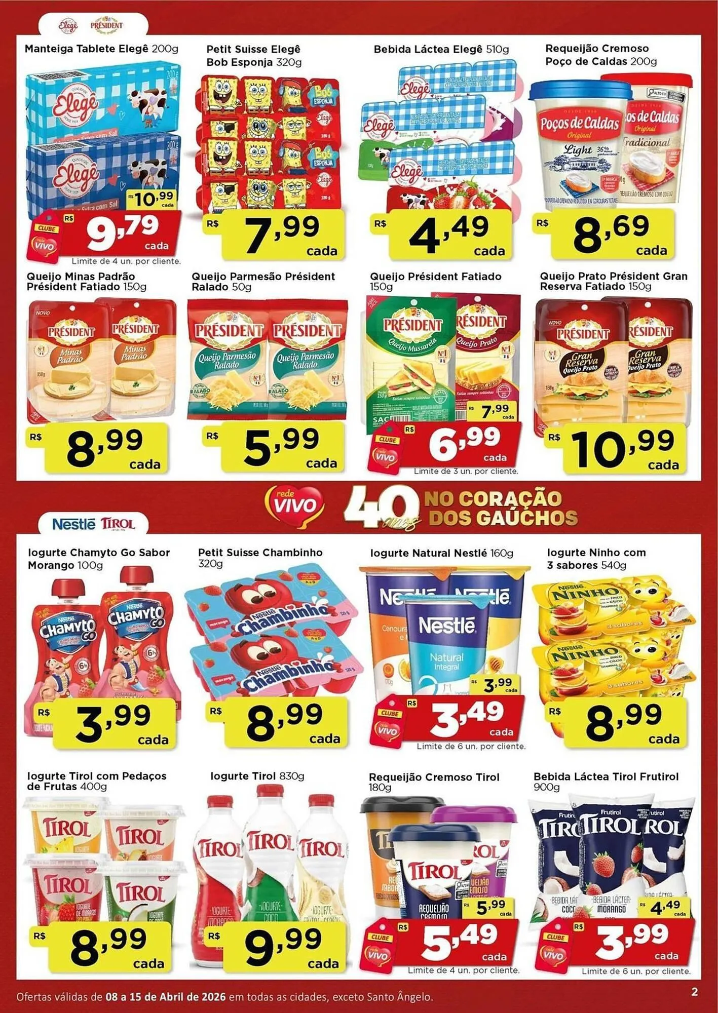 Encarte de Encarte Rede Vivo 8 de abril até 15 de abril 2026 - Pagina 2