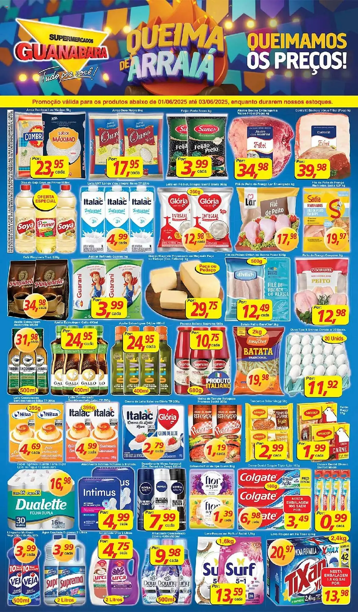 Encarte de Catálogo Supermercados Guanabara 1 de junho até 4 de junho 2025 - Pagina 1