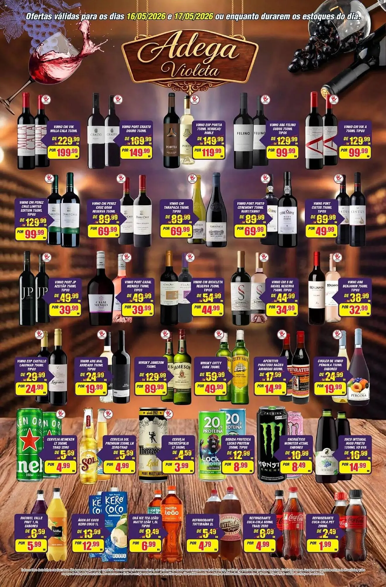 Encarte de Catálogo Violeta Supermercados 15 de maio até 18 de maio 2026 - Pagina 4