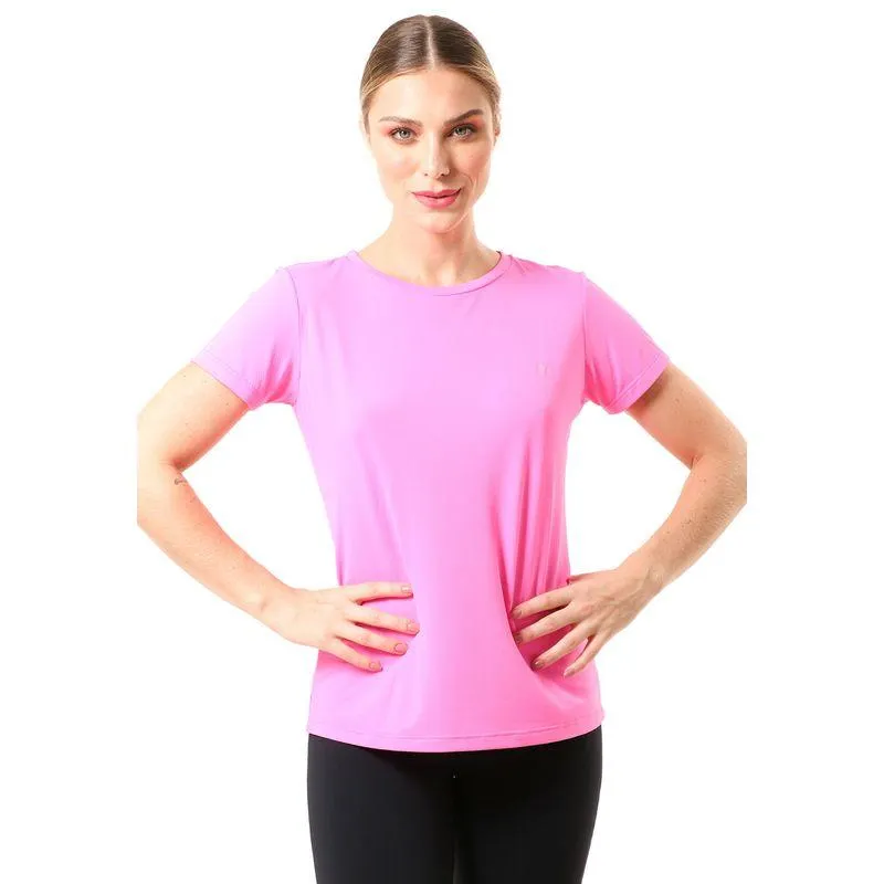 Camiseta Feminina Manga Curta Speed Pink