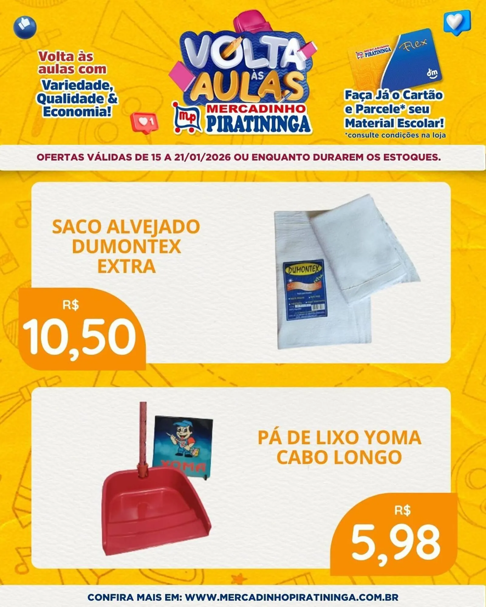 Encarte de Catálogo Mercadinho Piratininga 15 de janeiro até 21 de janeiro 2026 - Pagina 7