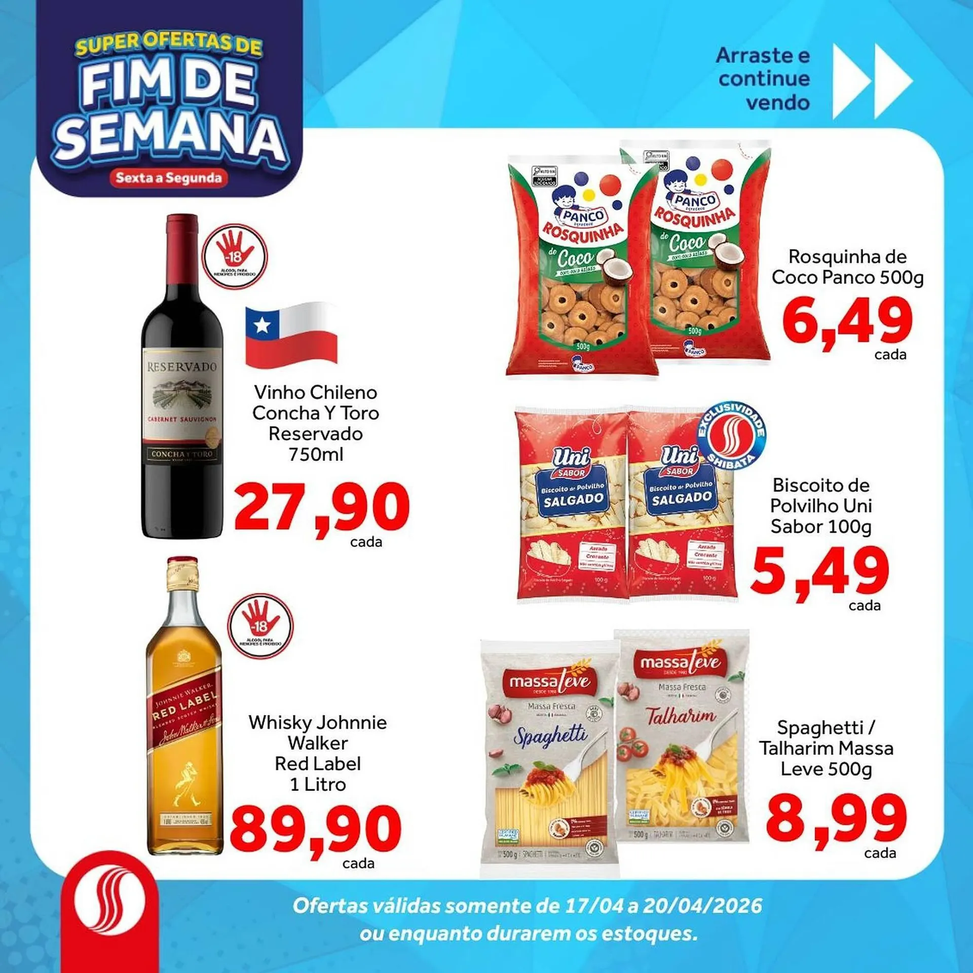 Encarte de Folheto Shibata Supermercados 17 de abril até 20 de abril 2026 - Pagina 3