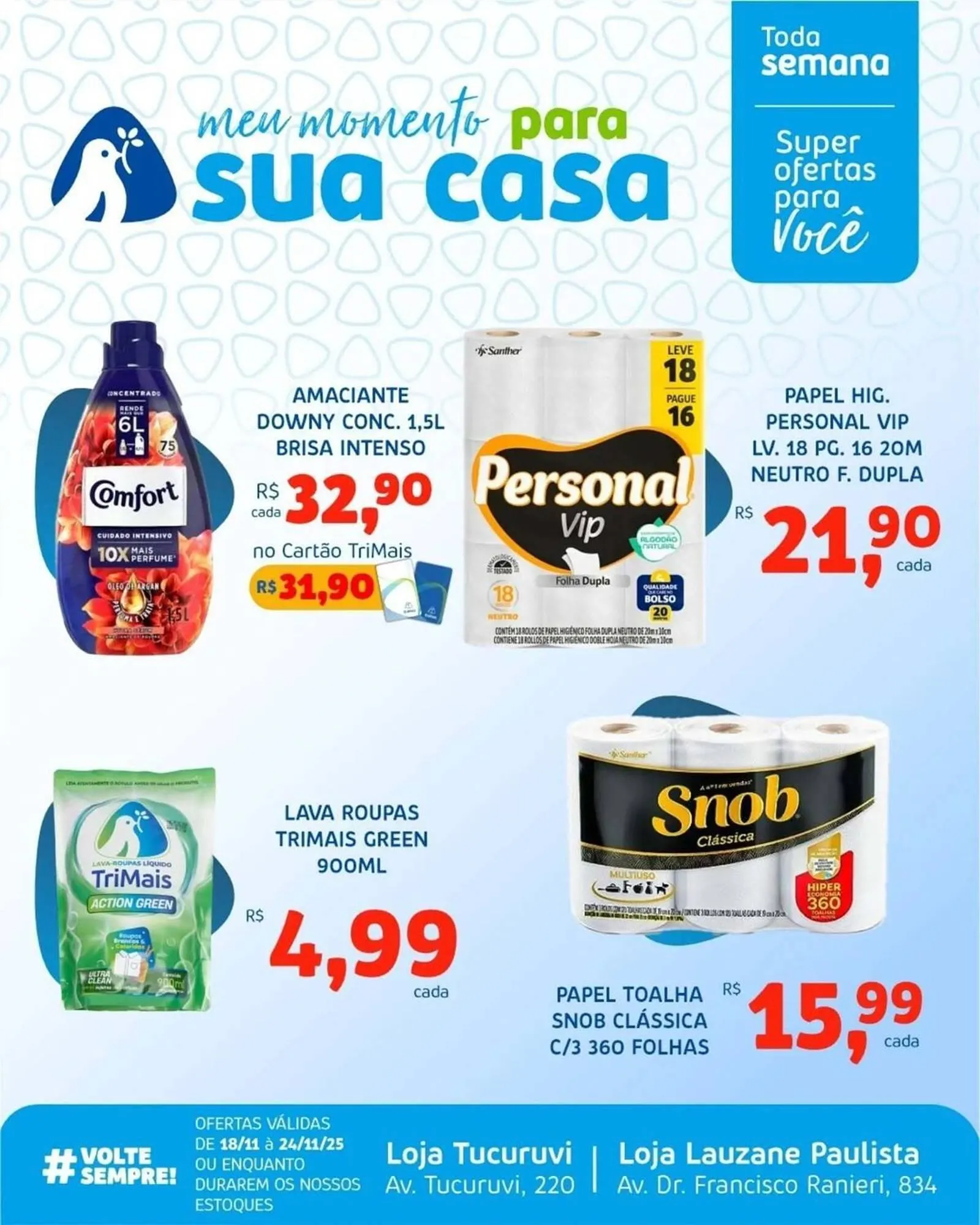 Encarte de Catálogo Trimais Supermercado 18 de novembro até 24 de novembro 2025 - Pagina 1
