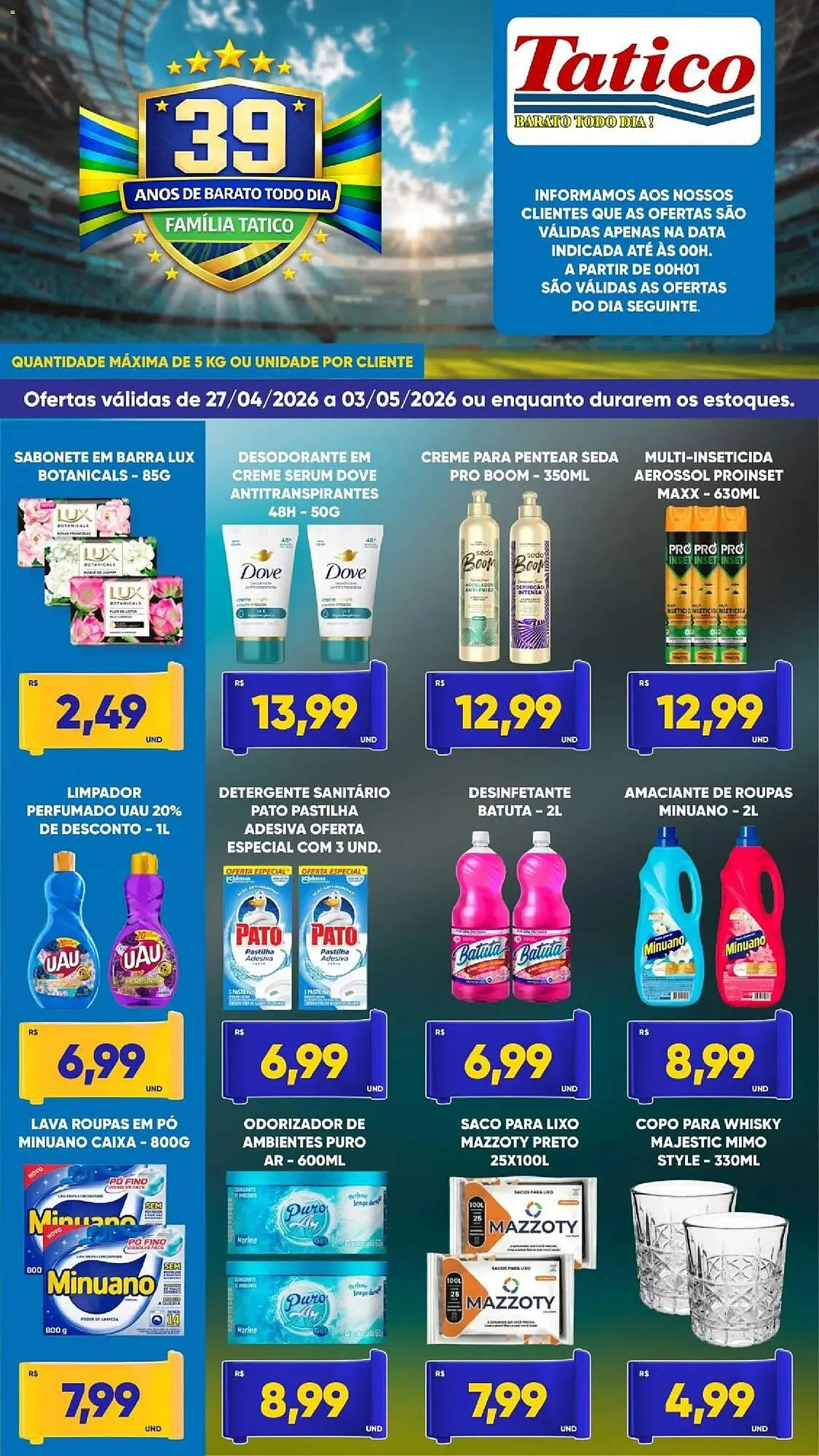 Encarte de Tabloide Tatico 27 de abril até 4 de maio 2026 - Pagina 8