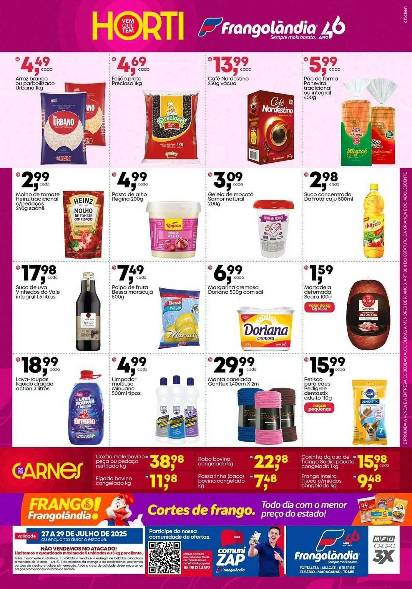 Encarte de Ofertas Frangolândia 27 de julho até 8 de agosto 2025 - Pagina 2