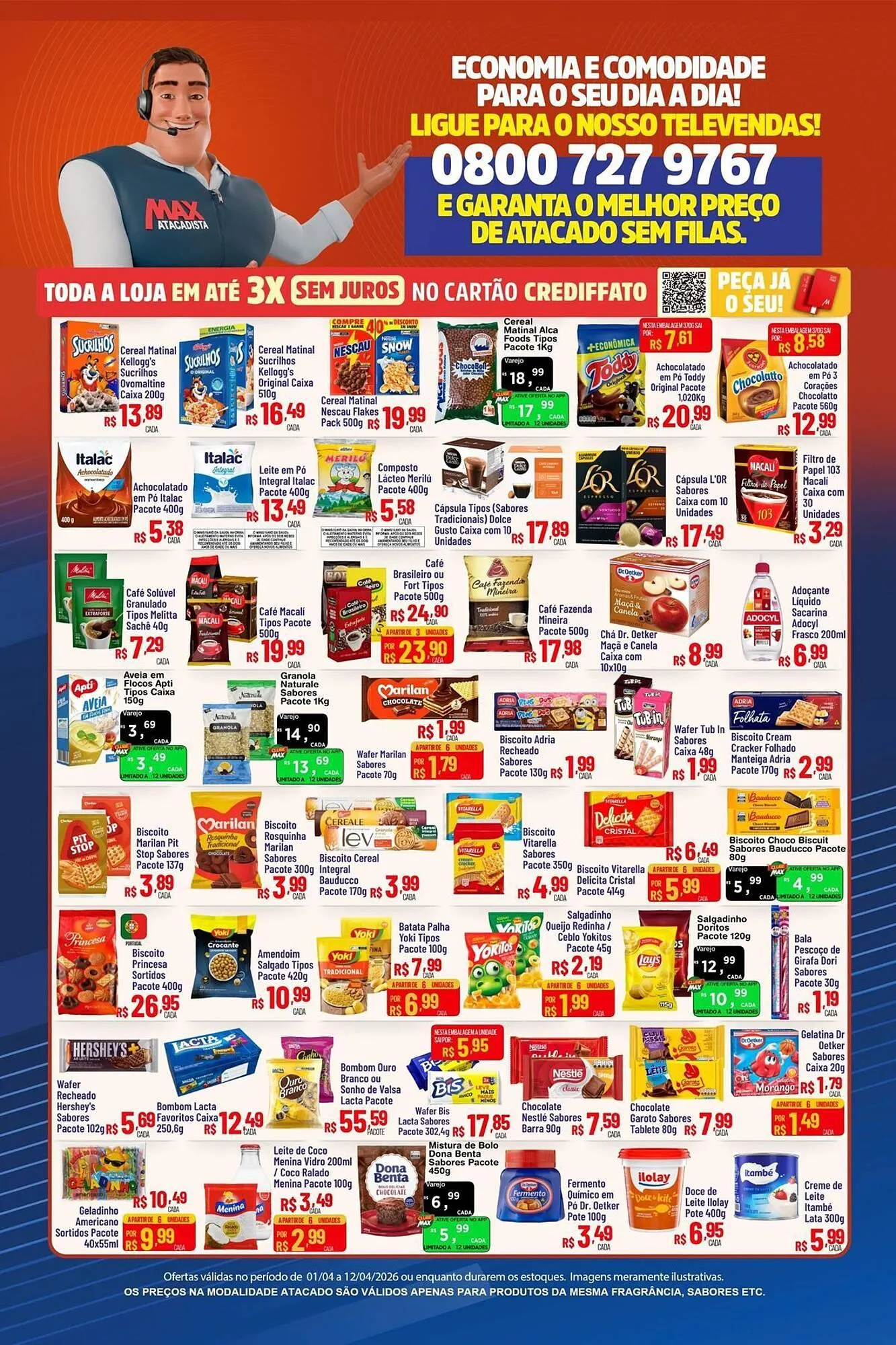 Encarte de Encarte Max Atacadista 1 de abril até 12 de abril 2026 - Pagina 3