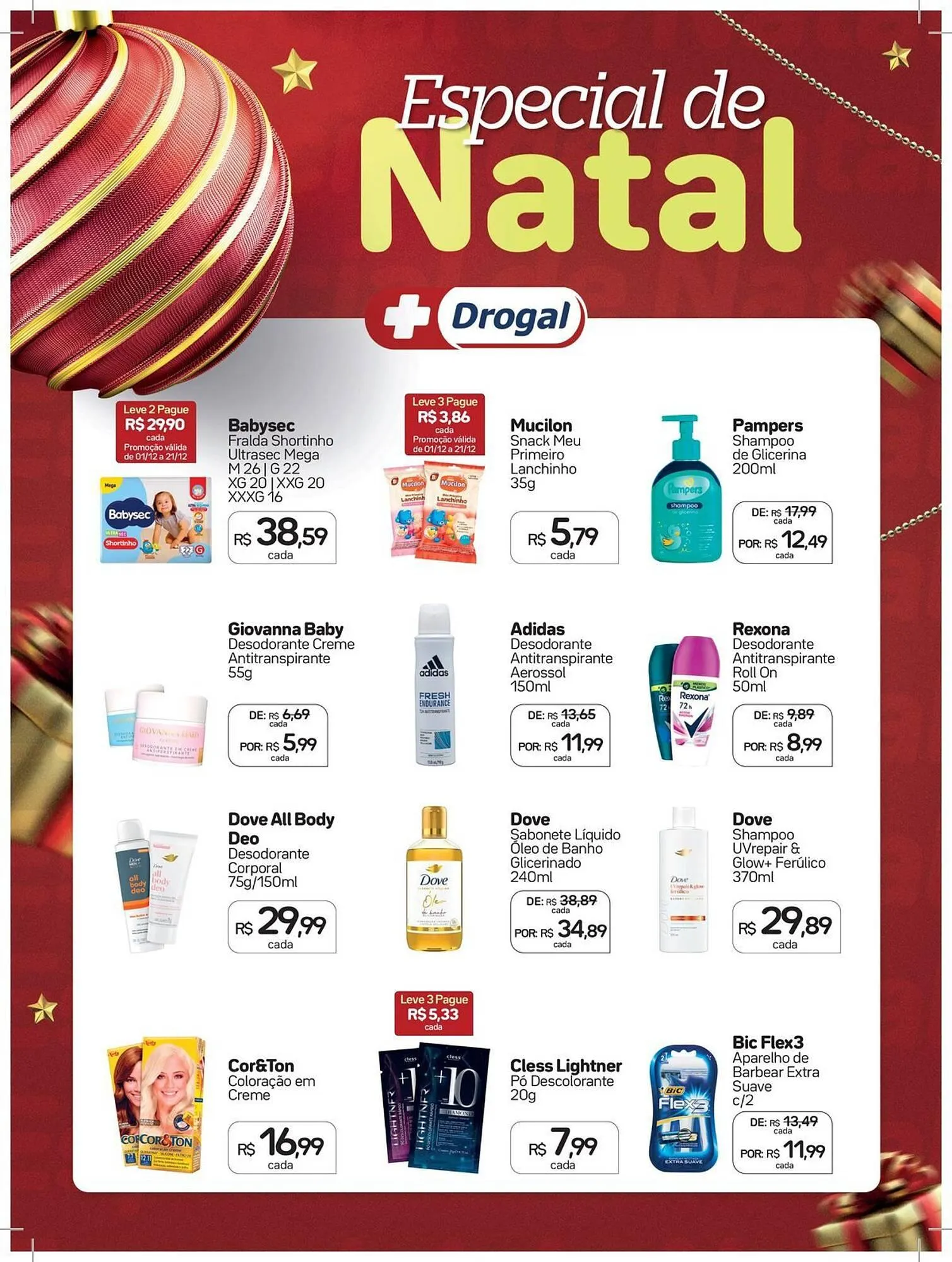 Encarte de Folheto Drogal 1 de dezembro até 4 de janeiro 2026 - Pagina 1