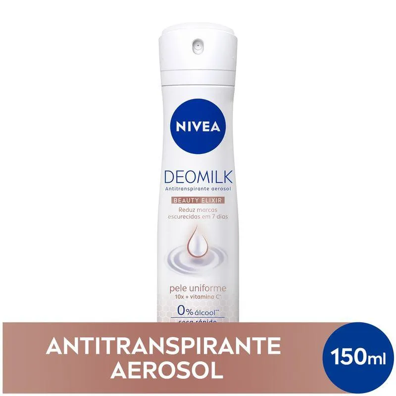 Desodorante Nivea Deomilk Pele Uniforme Aerosol 150ml