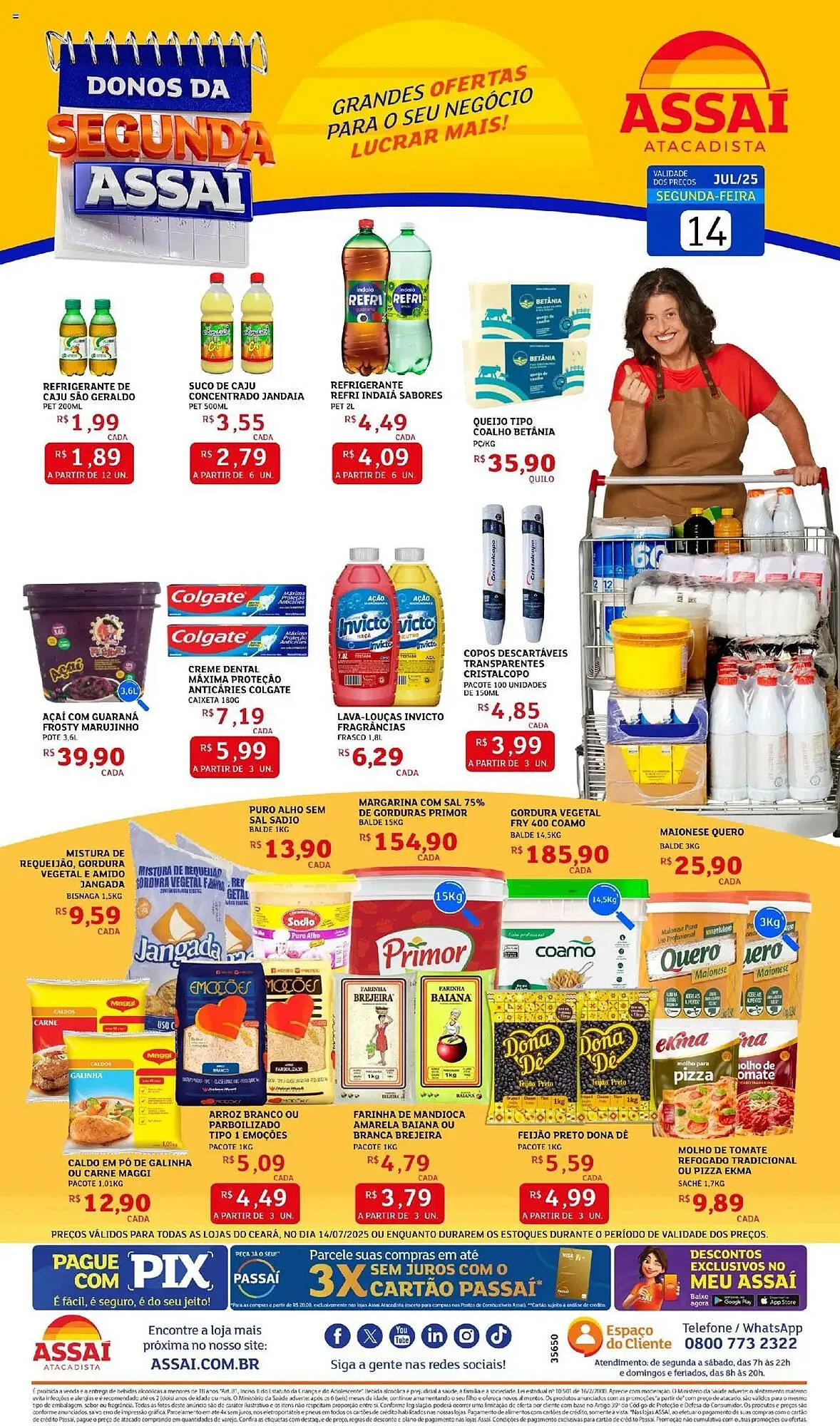 Encarte de Catálogo Assaí Atacadista 14 de julho até 14 de julho 2025 - Pagina 1