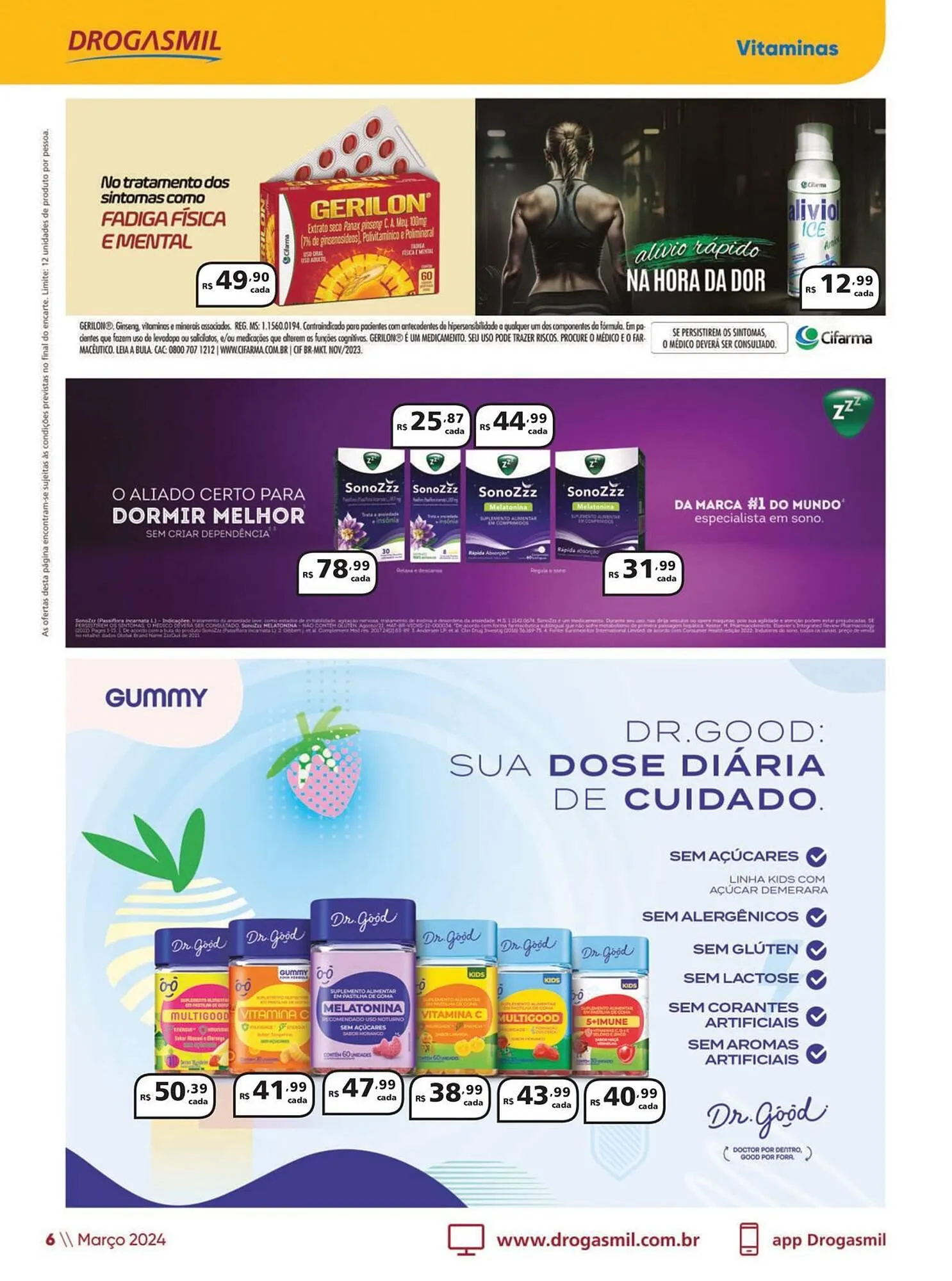 Encarte de Catálogo Drogasmil 1 de março até 31 de março 2024 - Pagina 6