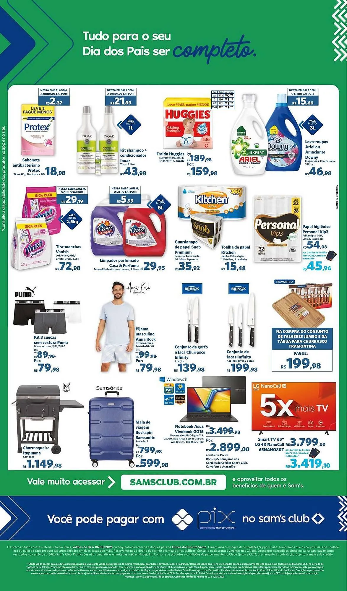 Encarte de Catálogo Sam's Club 7 de agosto até 10 de agosto 2025 - Pagina 3