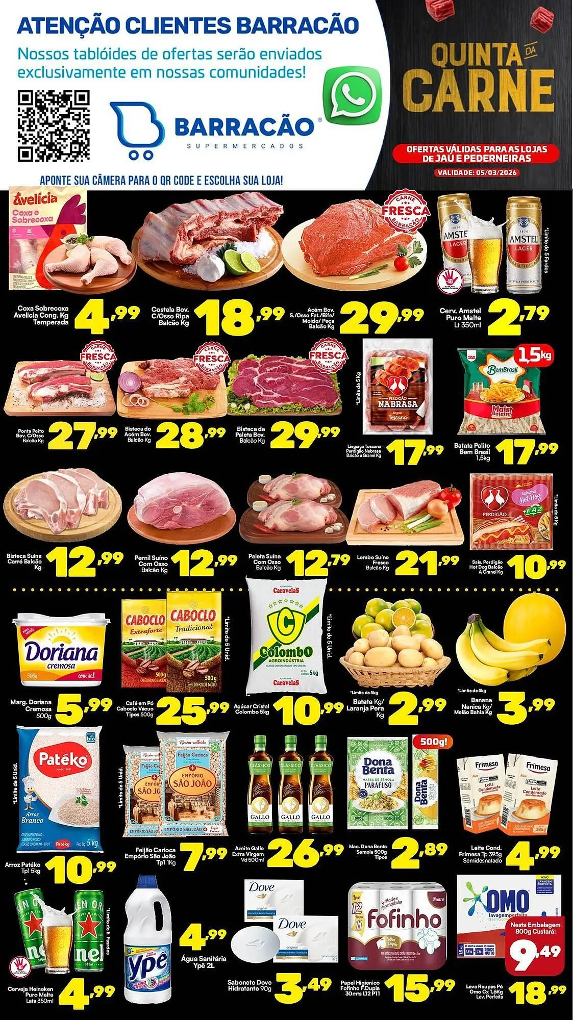 Encarte de Catálogo Barracão Supermercado 5 de março até 5 de março 2026 - Pagina 1