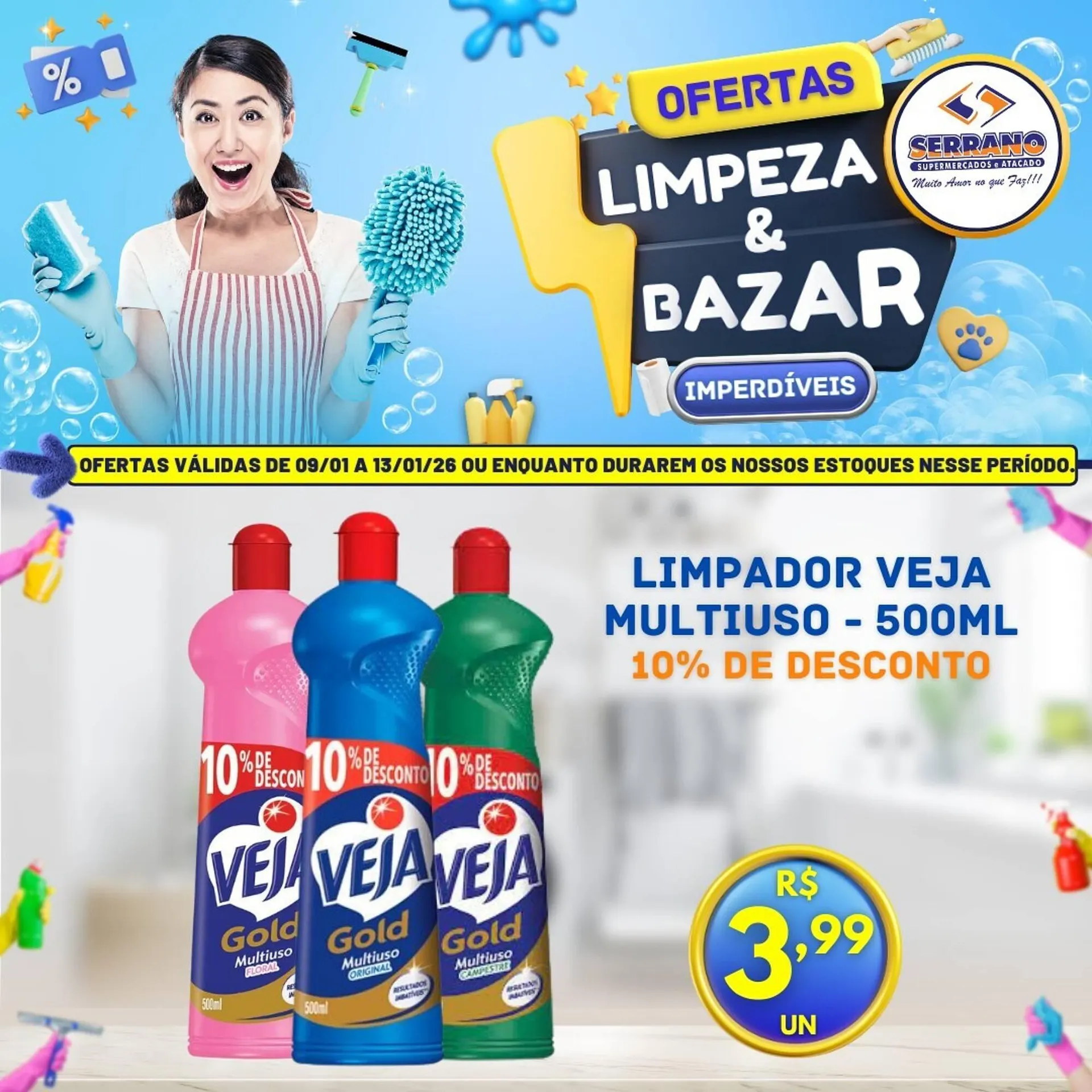 Encarte de Catálogo Serrano Supermercado 13 de janeiro até 13 de janeiro 2026 - Pagina 4