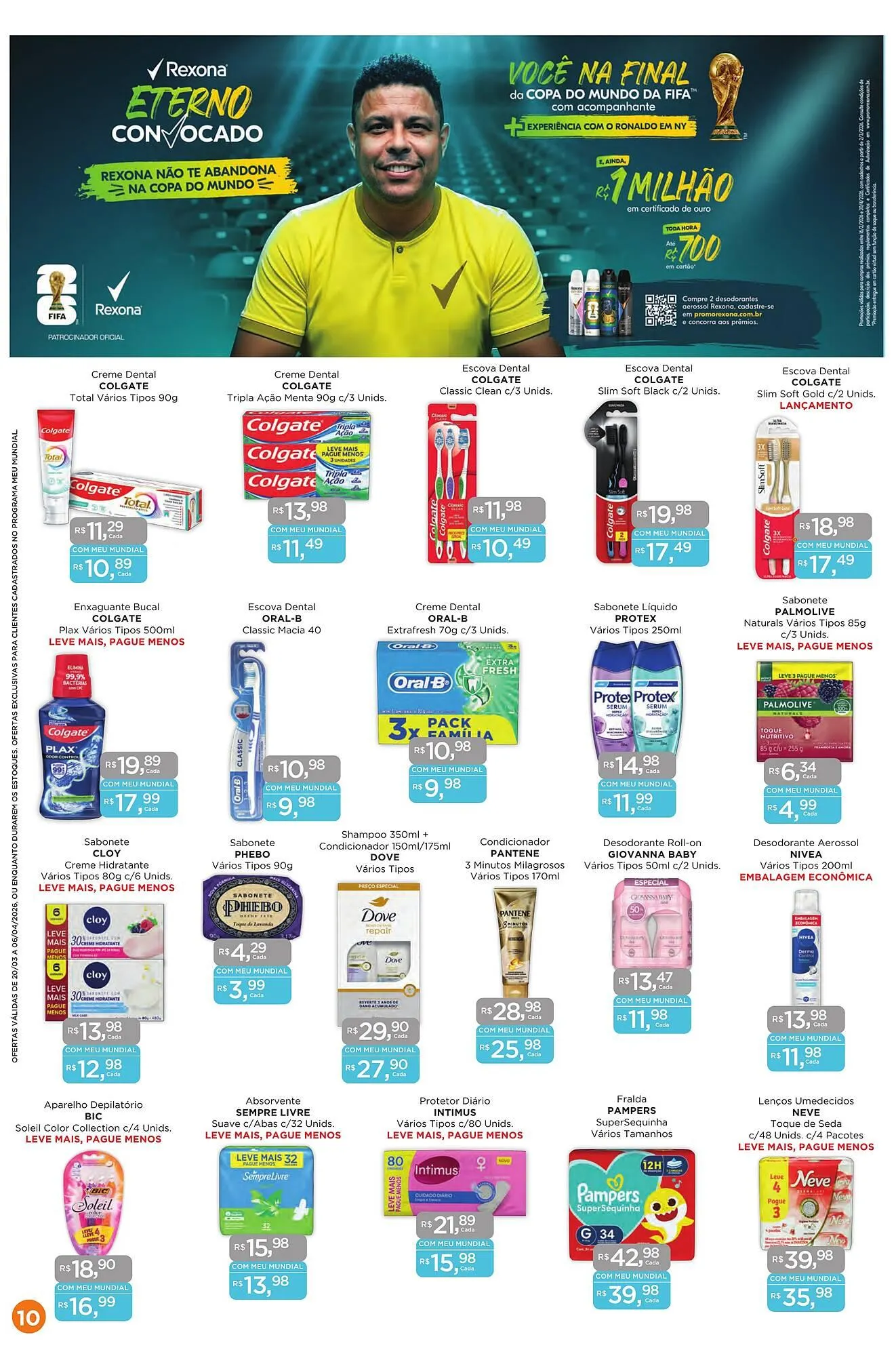 Encarte de Encarte Supermercados Mundial 19 de março até 6 de abril 2026 - Pagina 10