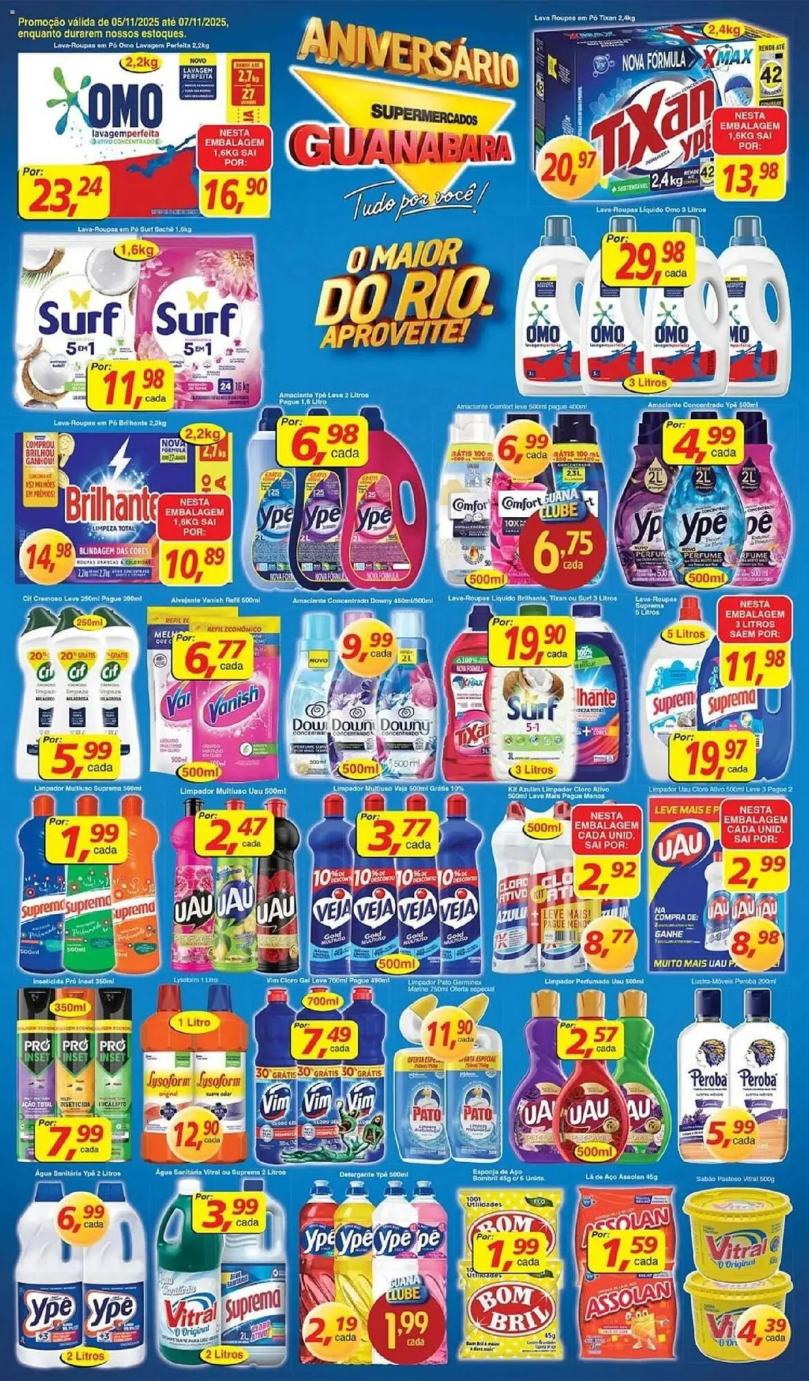 Encarte de Encarte Supermercados Guanabara 5 de novembro até 7 de novembro 2025 - Pagina 12