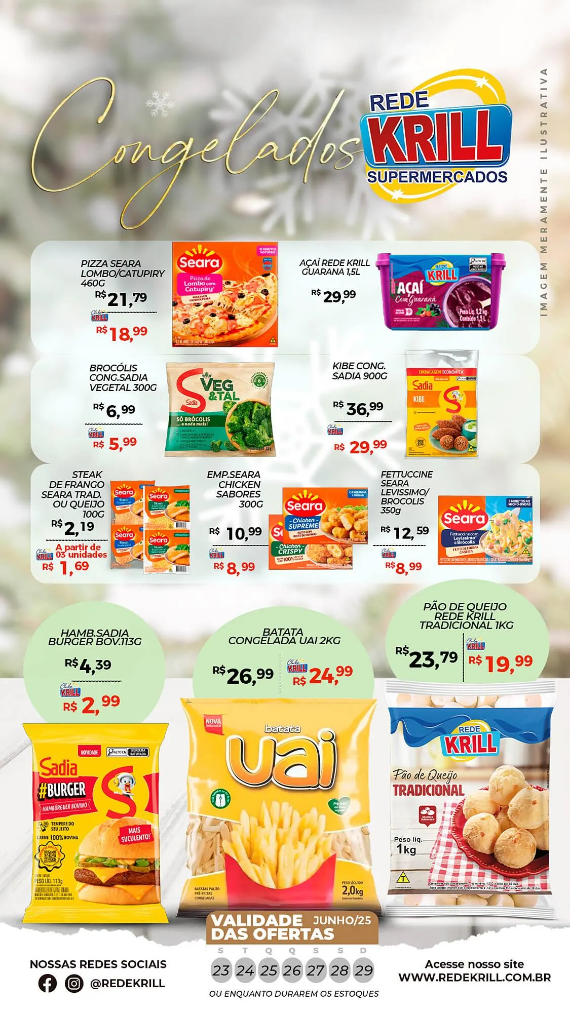 Encarte de Catálogo Rede Krill 23 de junho até 29 de junho 2025 - Pagina 3