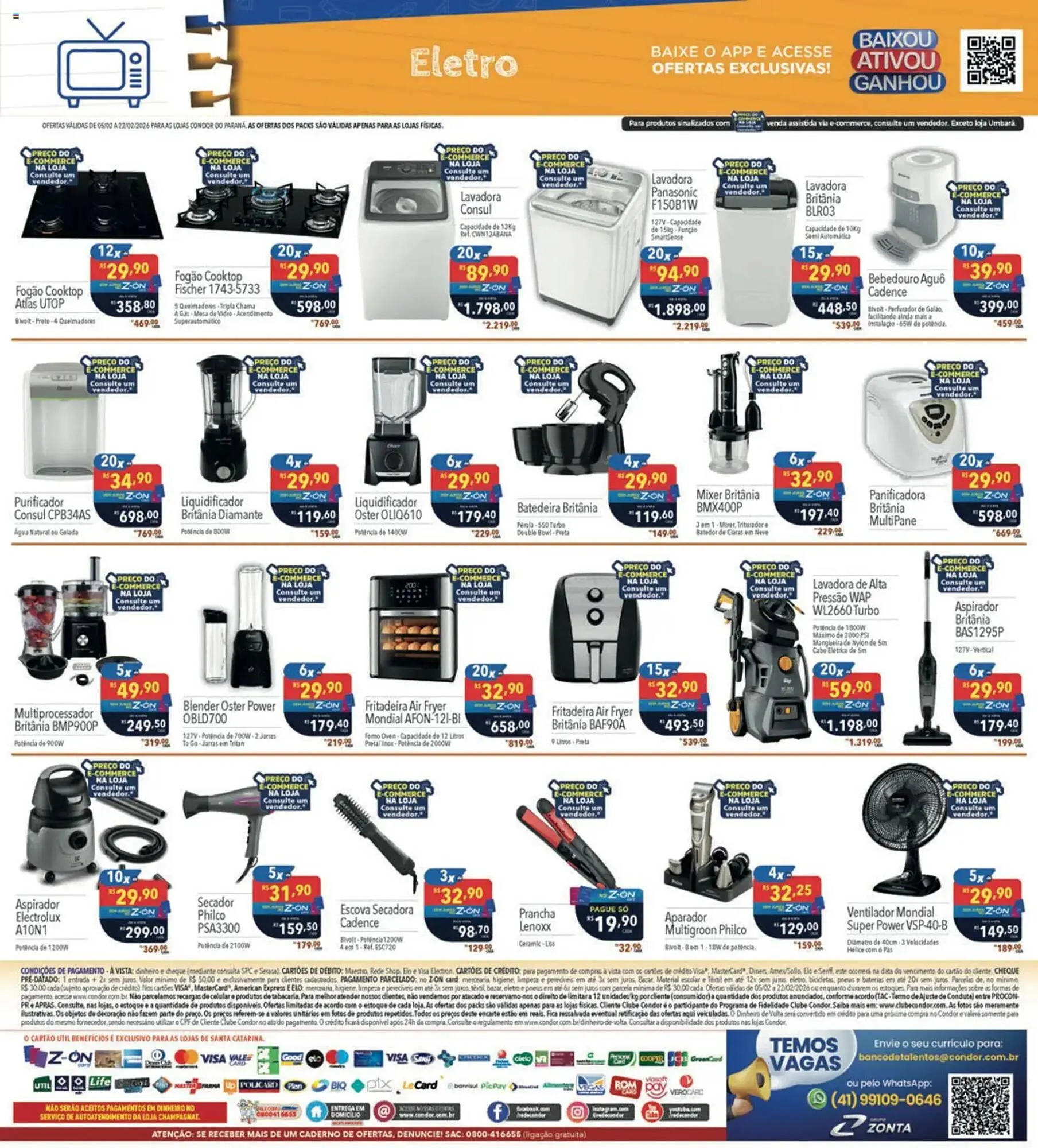 Encarte de Catálogo Supermercados Condor 5 de fevereiro até 22 de fevereiro 2026 - Pagina 31