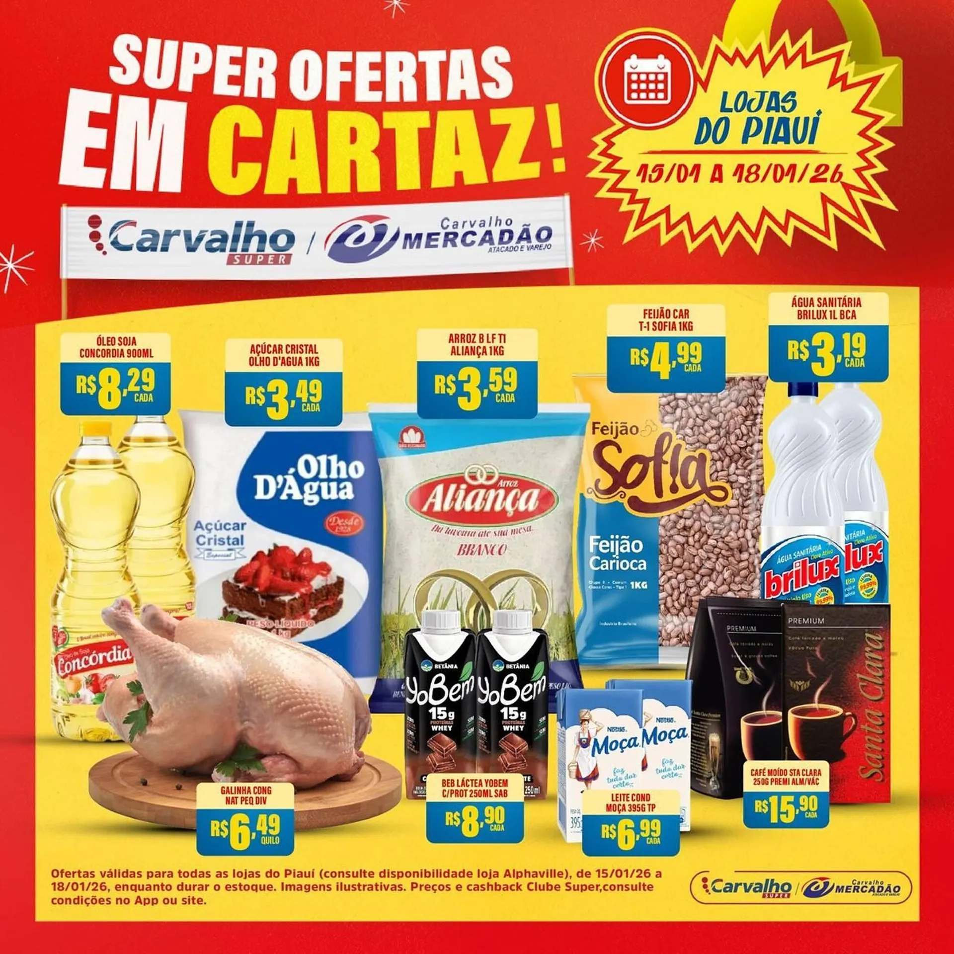 Encarte de Catálogo Carvalho Supermercado 15 de janeiro até 18 de janeiro 2026 - Pagina 3