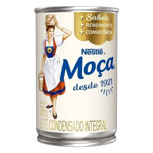 Leite Condensado Integral Moça Lata 395g