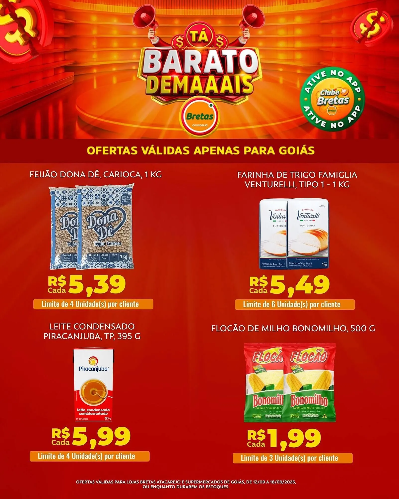 Encarte de Catálogo Supermercados Bretas 12 de setembro até 20 de setembro 2025 - Pagina 5