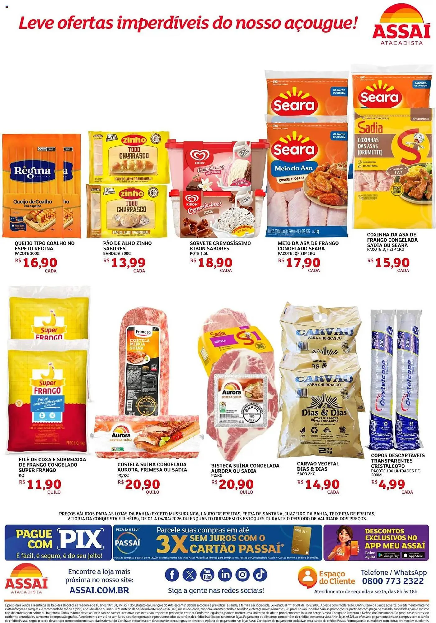 Encarte de Encarte Assaí Atacadista 1 de abril até 4 de abril 2026 - Pagina 3