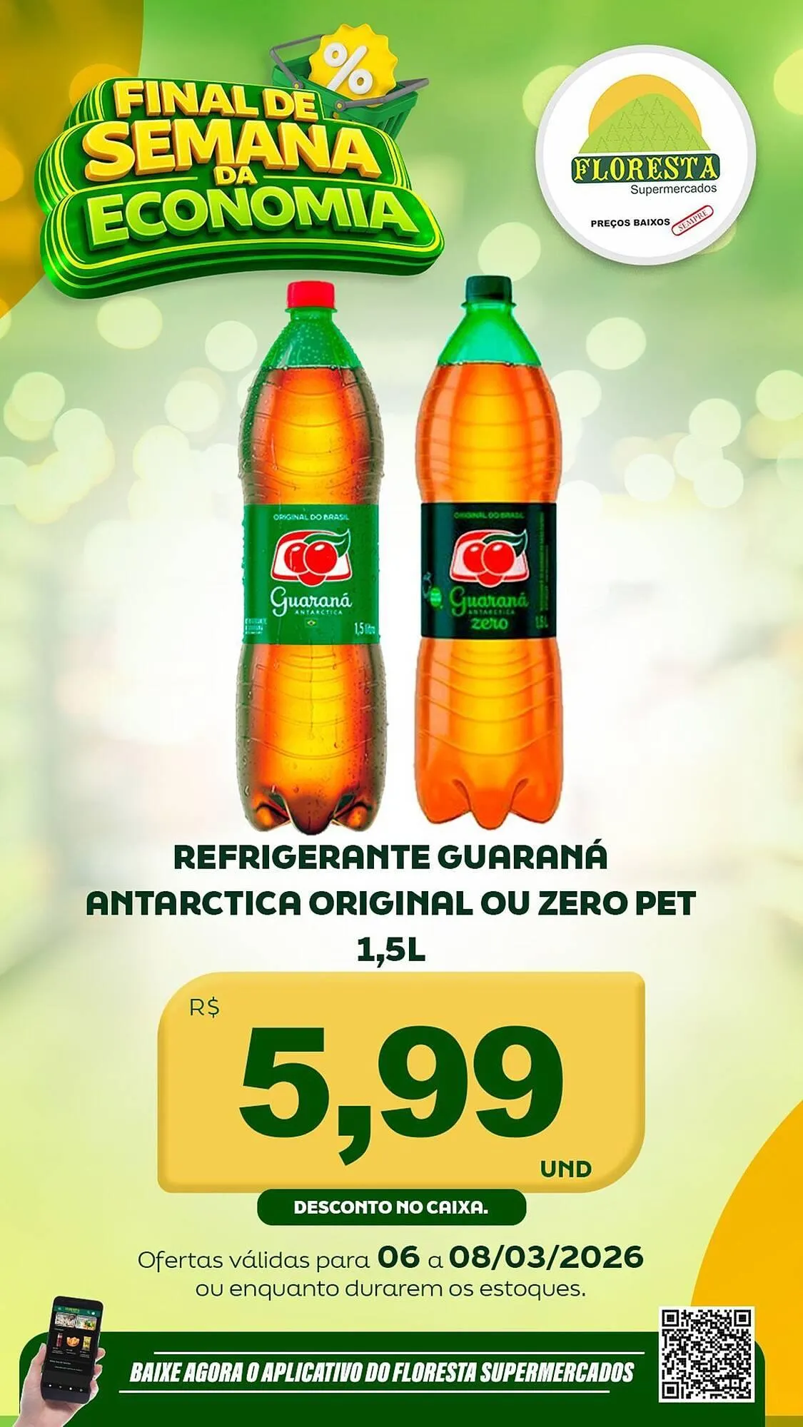 Encarte de Catálogo Floresta Supermercados 6 de março até 8 de março 2026 - Pagina 50