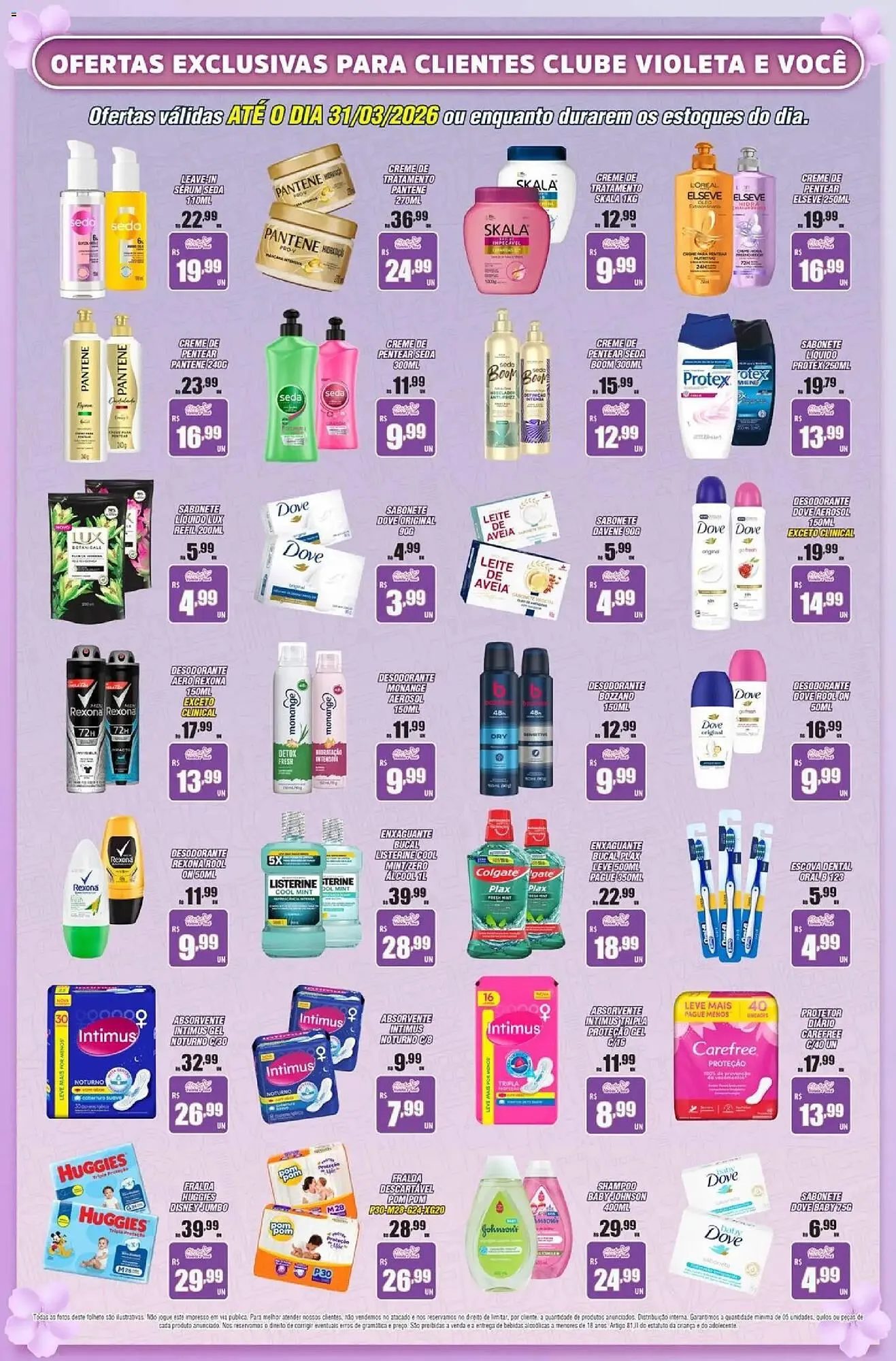 Encarte de Catálogo Violeta Supermercados 16 de março até 31 de março 2026 - Pagina 2