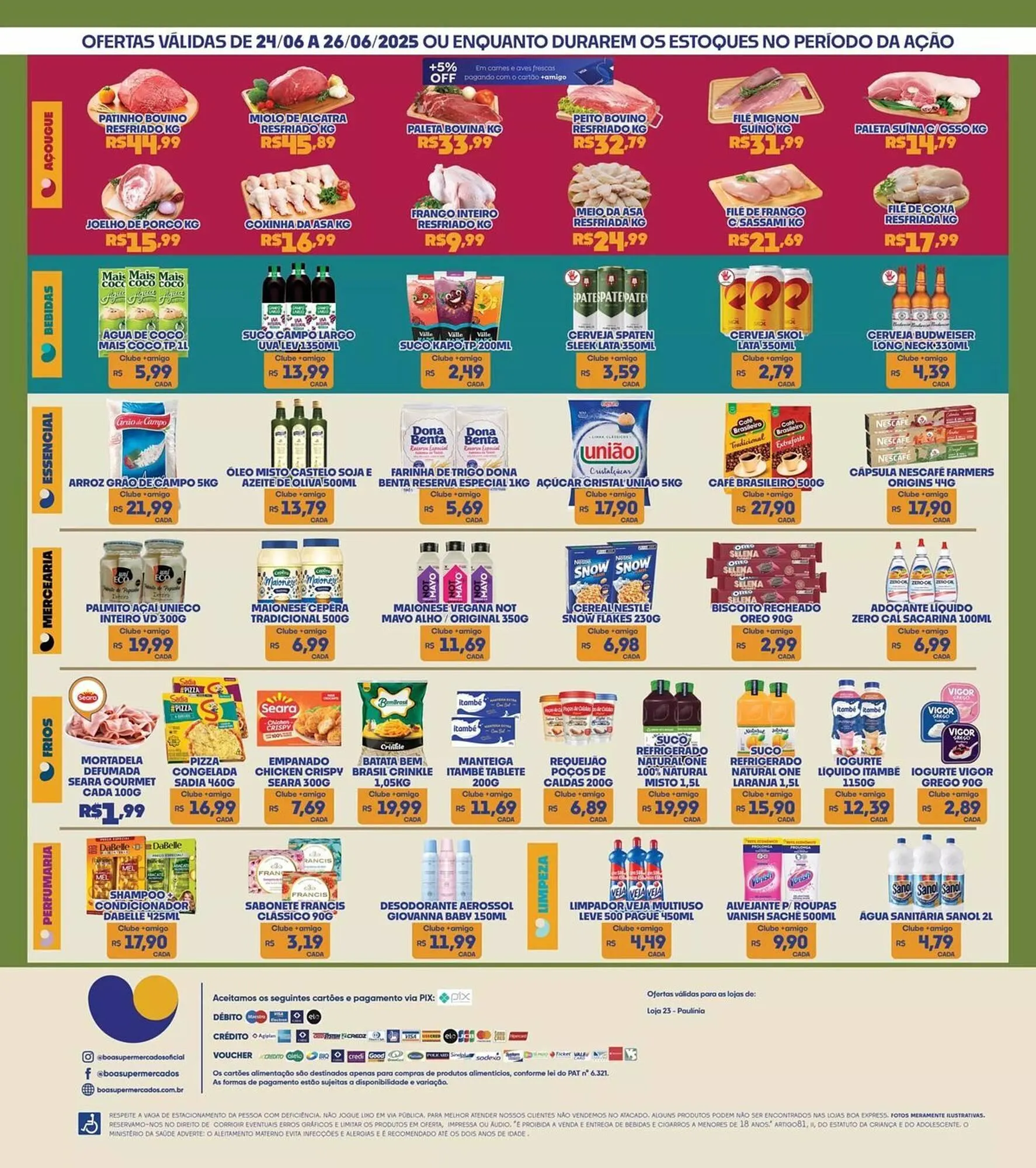 Encarte de Catálogo Boa Supermercados 24 de junho até 26 de junho 2025 - Pagina 2
