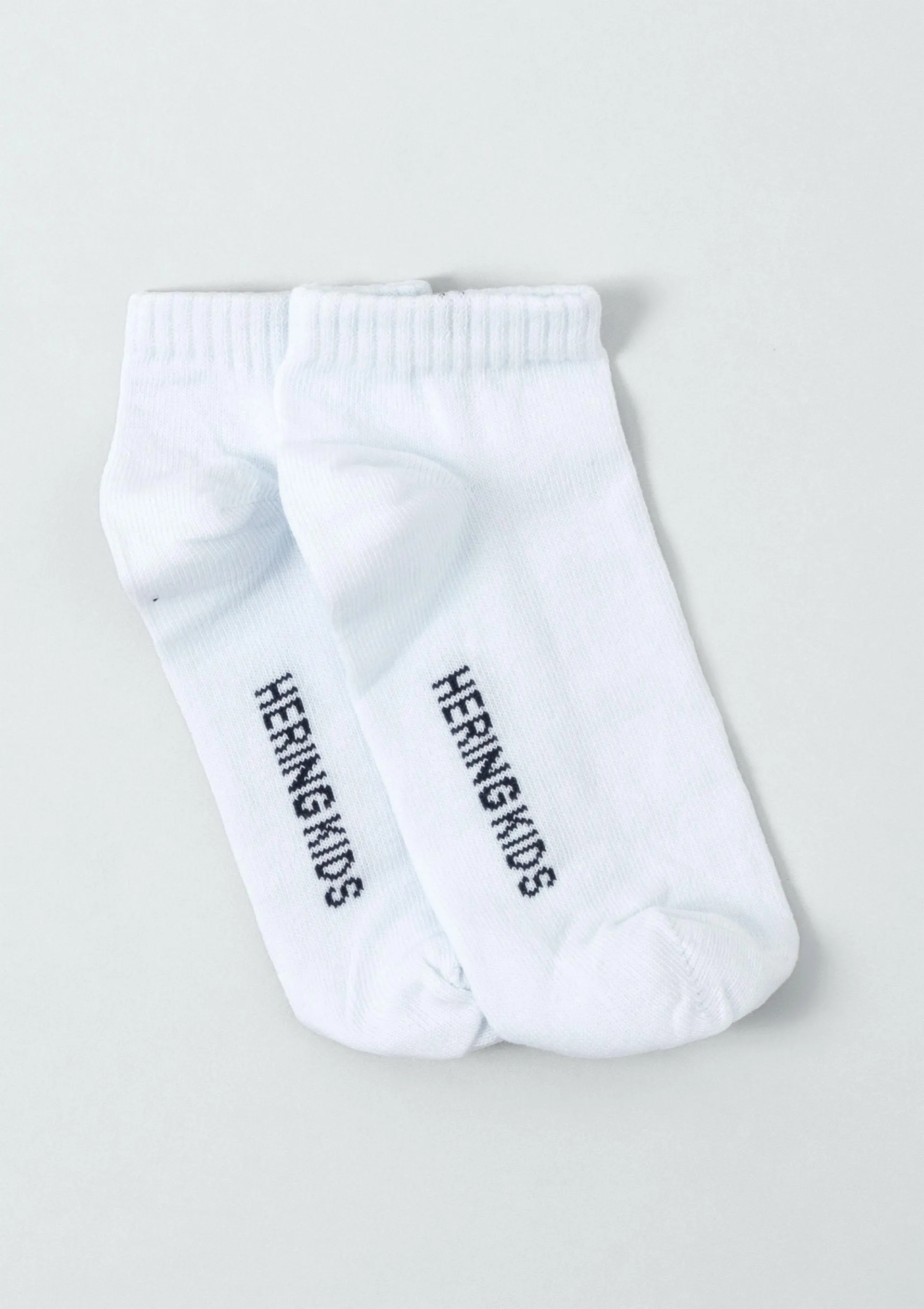 Meia Básica Infantil Menino Cano Curto Soquete Hering Kids - Branco