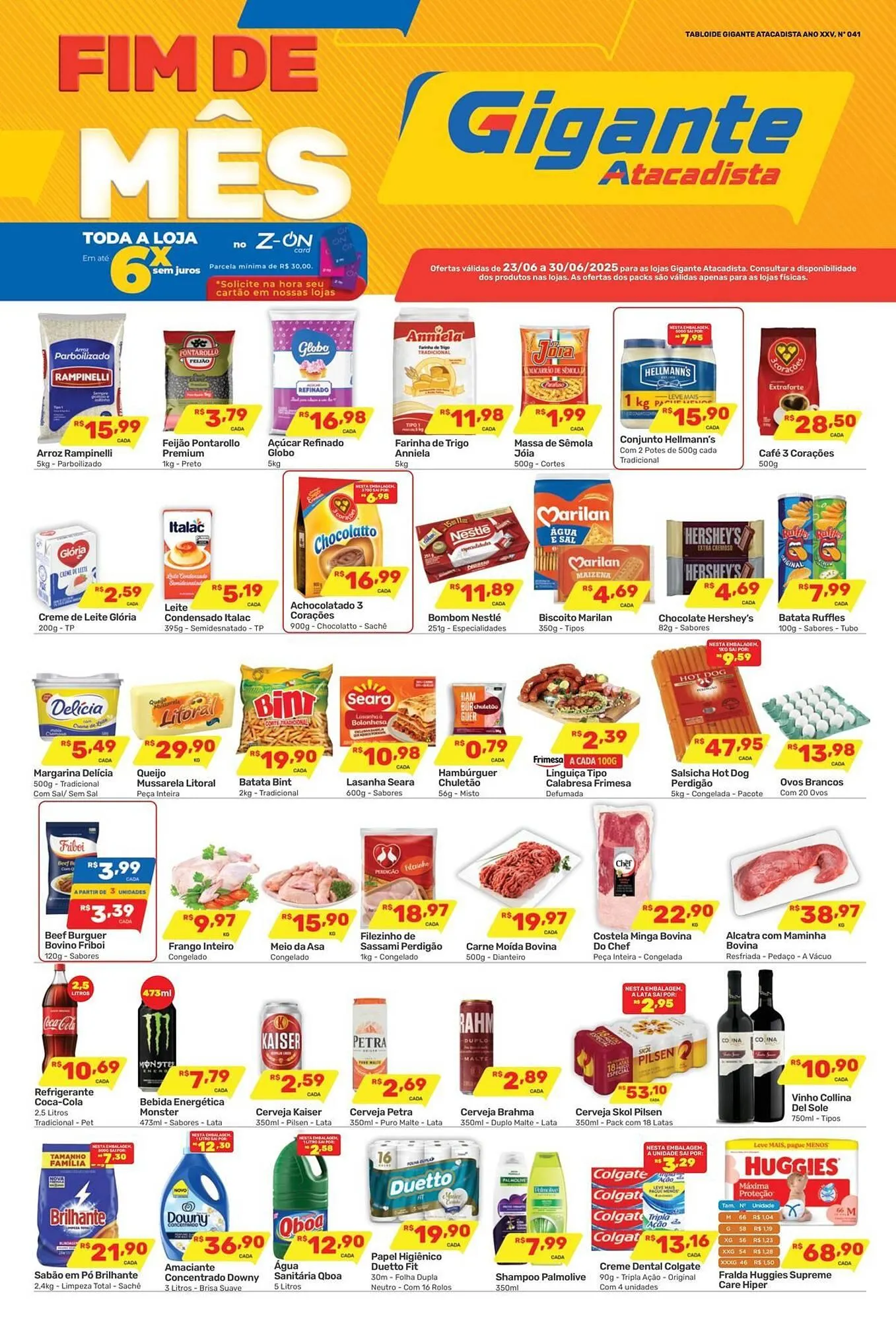Encarte de Catálogo Gigante Atacadista 23 de junho até 30 de junho 2025 - Pagina 1