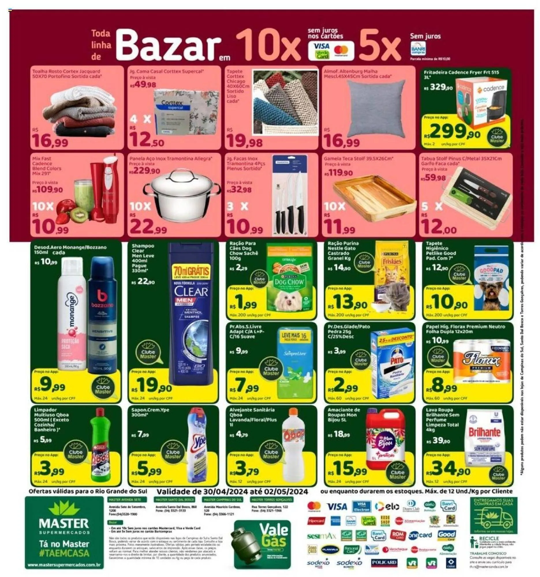 Encarte de Catálogo Master Supermercados 30 de abril até 2 de maio 2024 - Pagina 4
