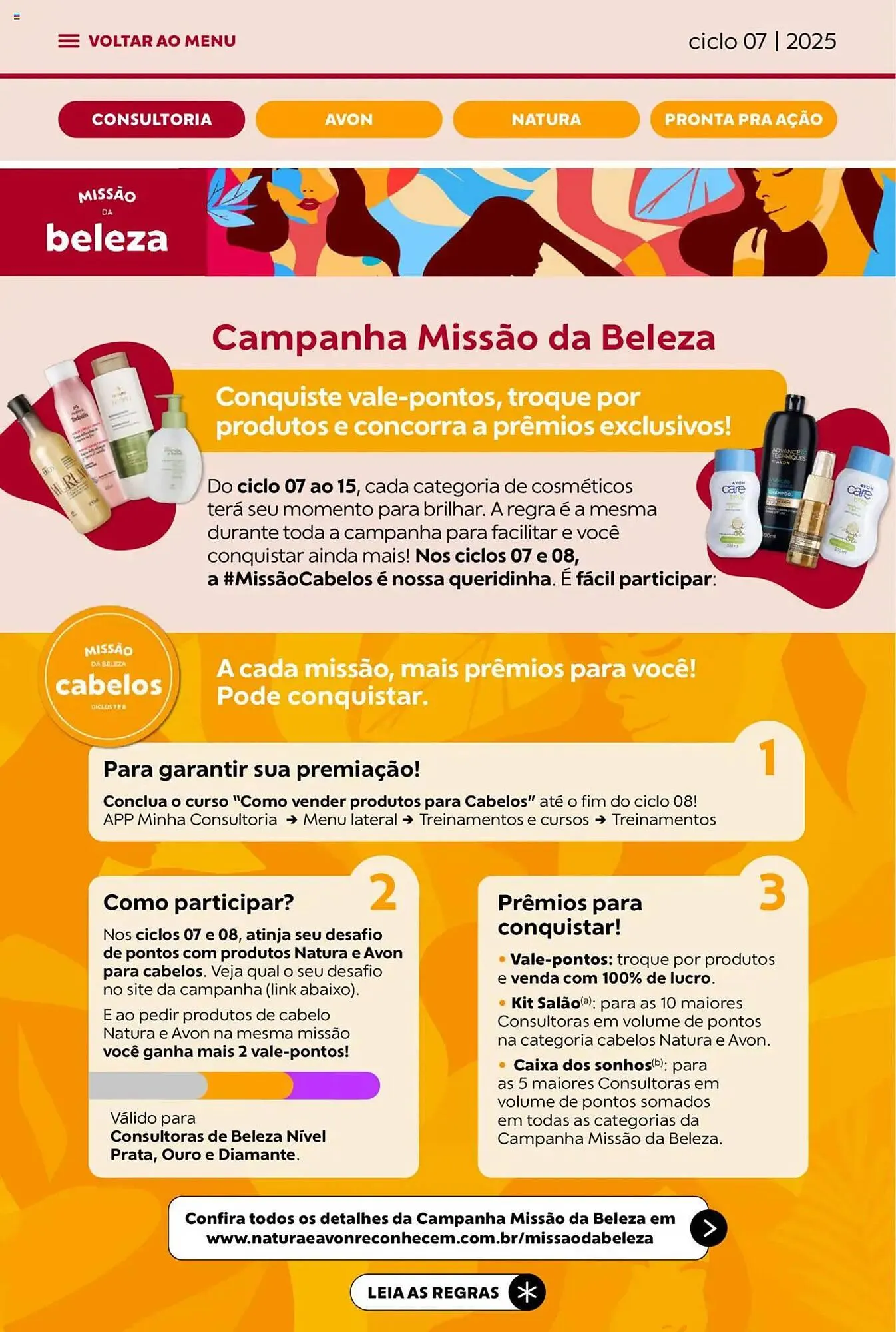 Encarte de Catálogo Avon 3 de abril até 1 de maio 2025 - Pagina 7