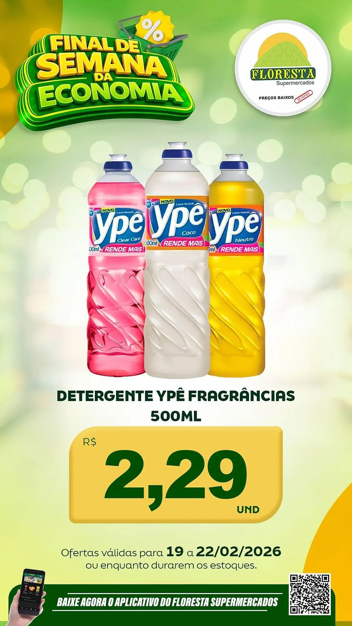 Encarte de Catálogo Floresta Supermercados 19 de fevereiro até 22 de fevereiro 2026 - Pagina 56