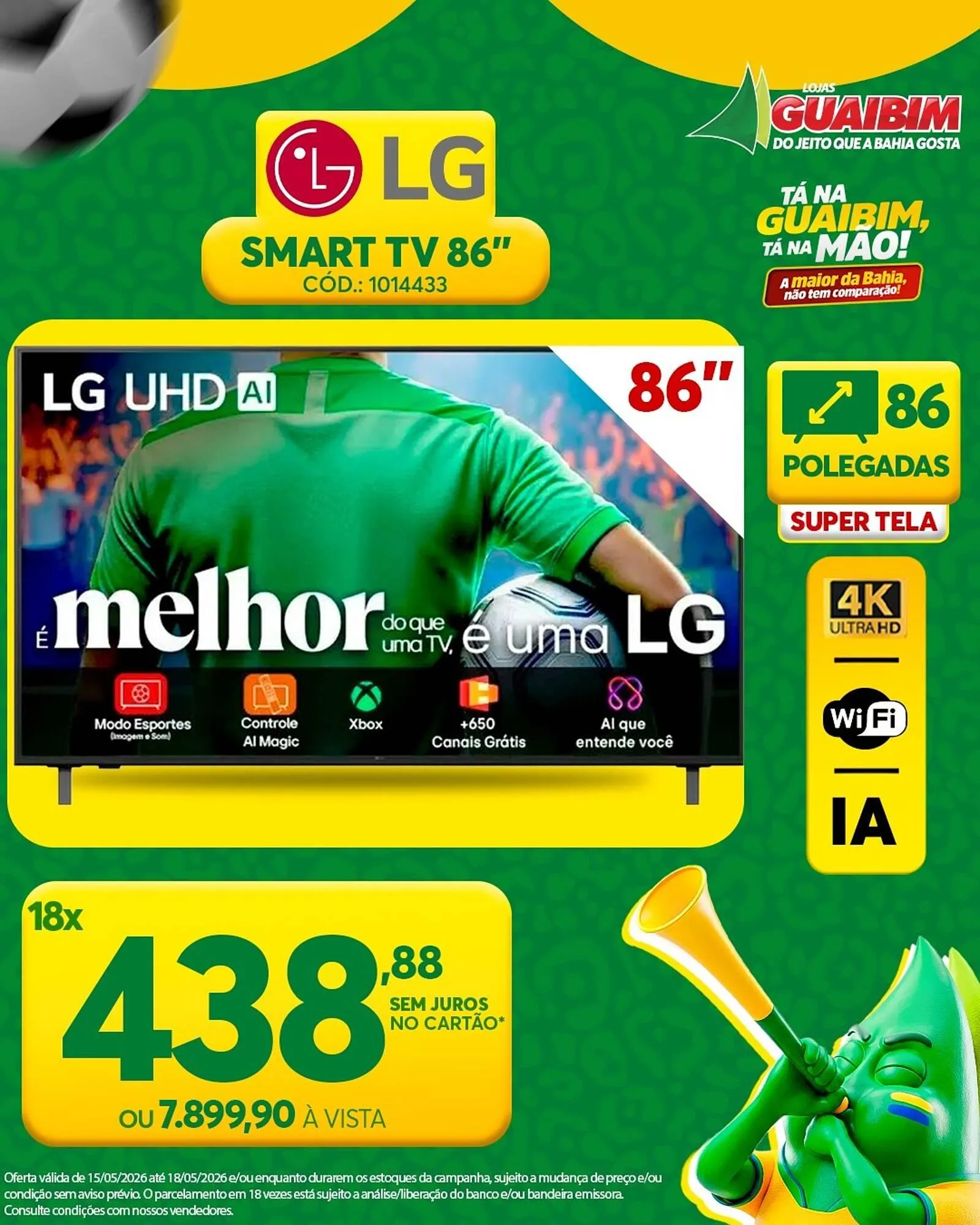 Encarte de Catálogo Lojas Guaibim 16 de maio até 18 de maio 2026 - Pagina 8