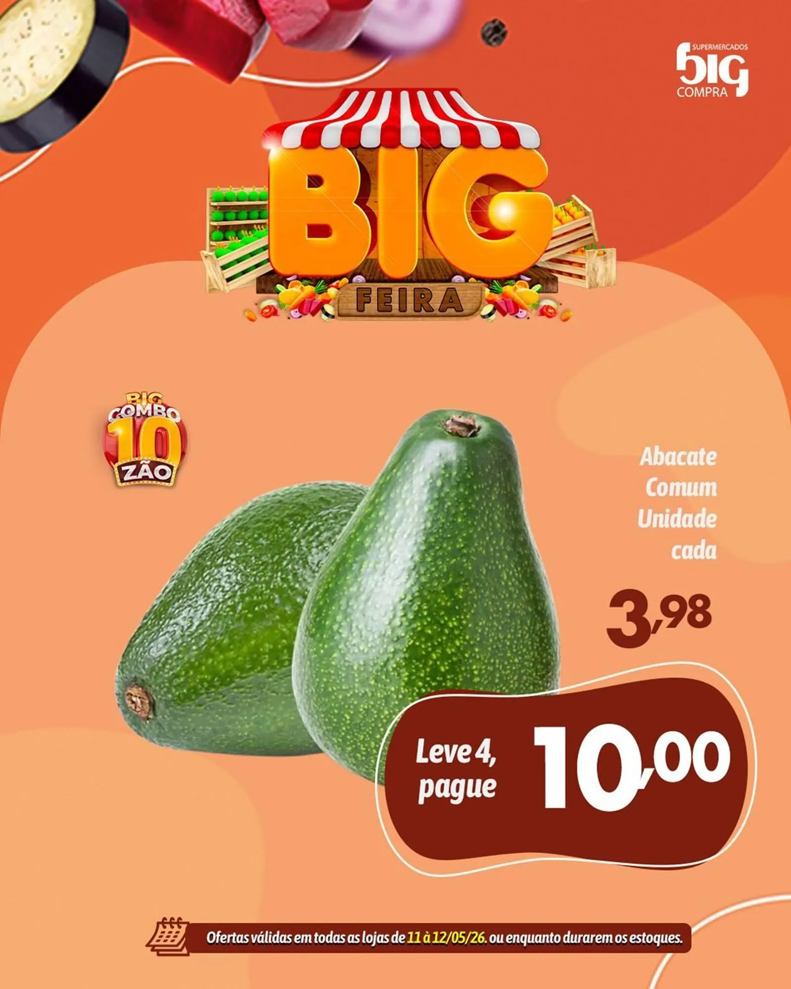 Encarte de Catálogo Supermercados Big Compra 11 de maio até 12 de maio 2026 - Pagina 2