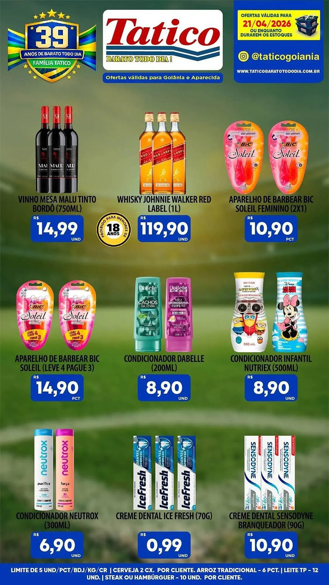 Encarte de Tabloide Tatico 21 de abril até 21 de abril 2026 - Pagina 22