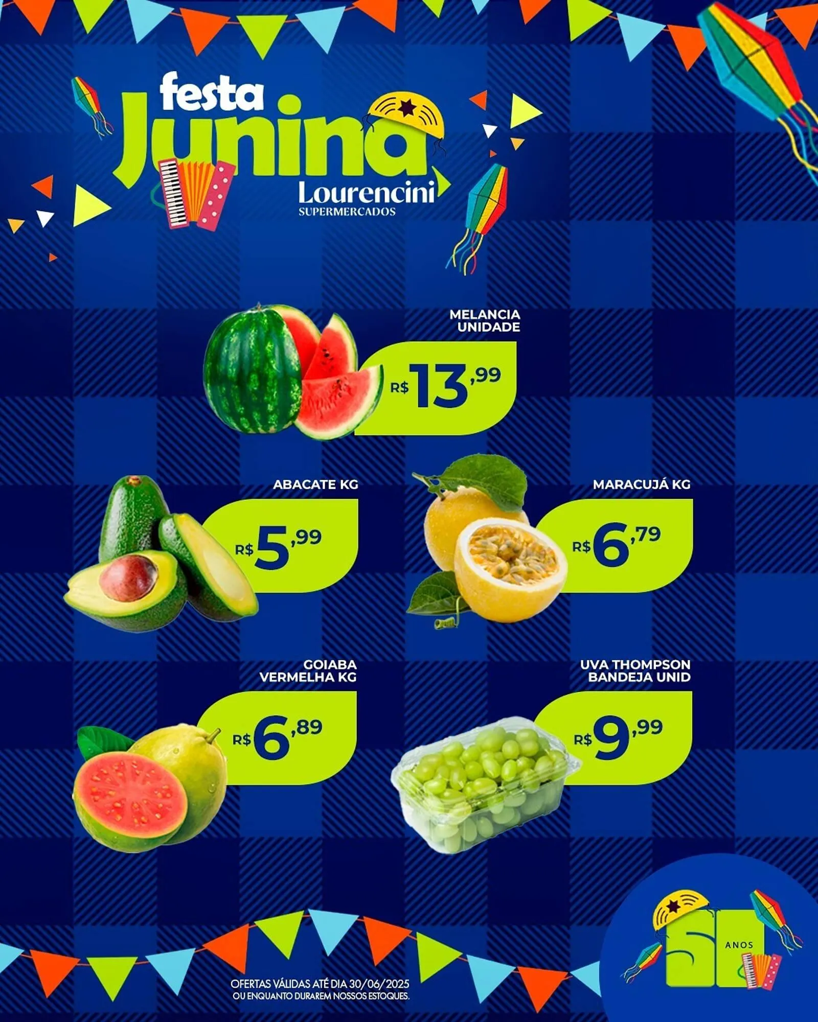 Encarte de Catálogo Lourencini Supermercados 27 de junho até 30 de junho 2025 - Pagina 3
