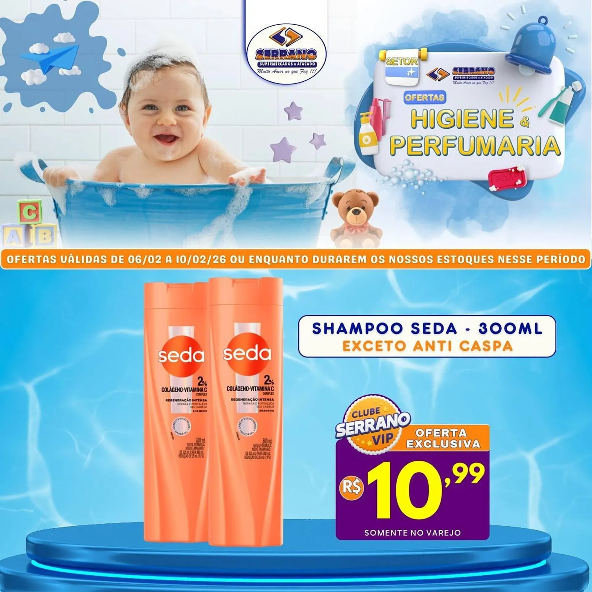 Encarte de Catálogo Serrano Supermercado 6 de fevereiro até 10 de fevereiro 2026 - Pagina 8