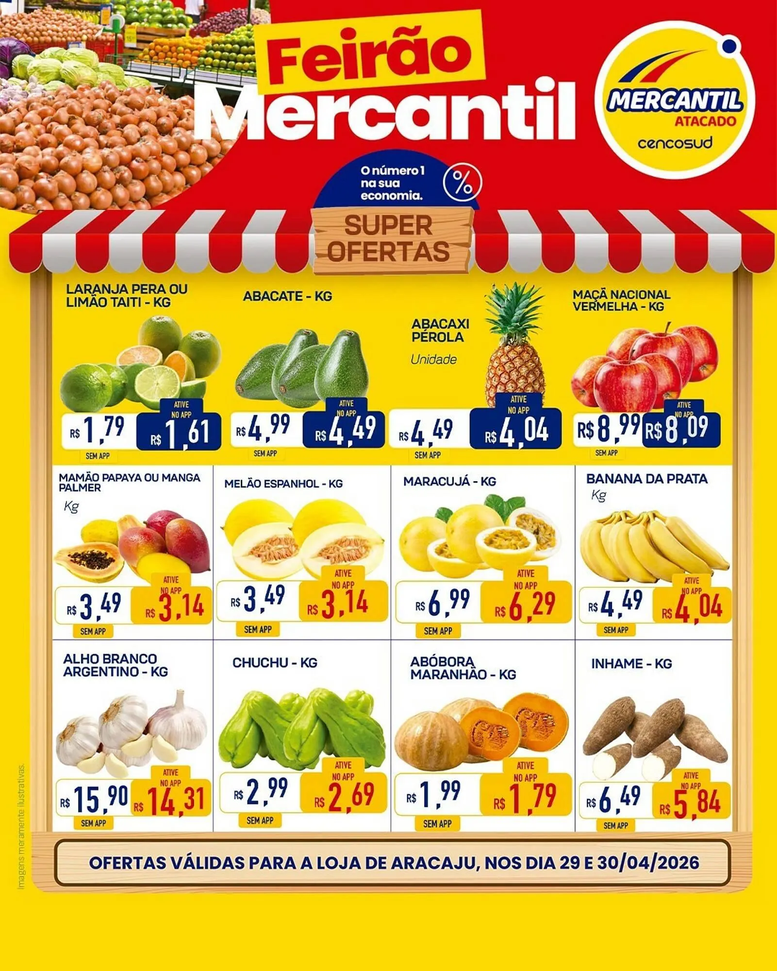 Encarte de Folheto Mercantil Rodrigues 29 de abril até 30 de abril 2026 - Pagina 1